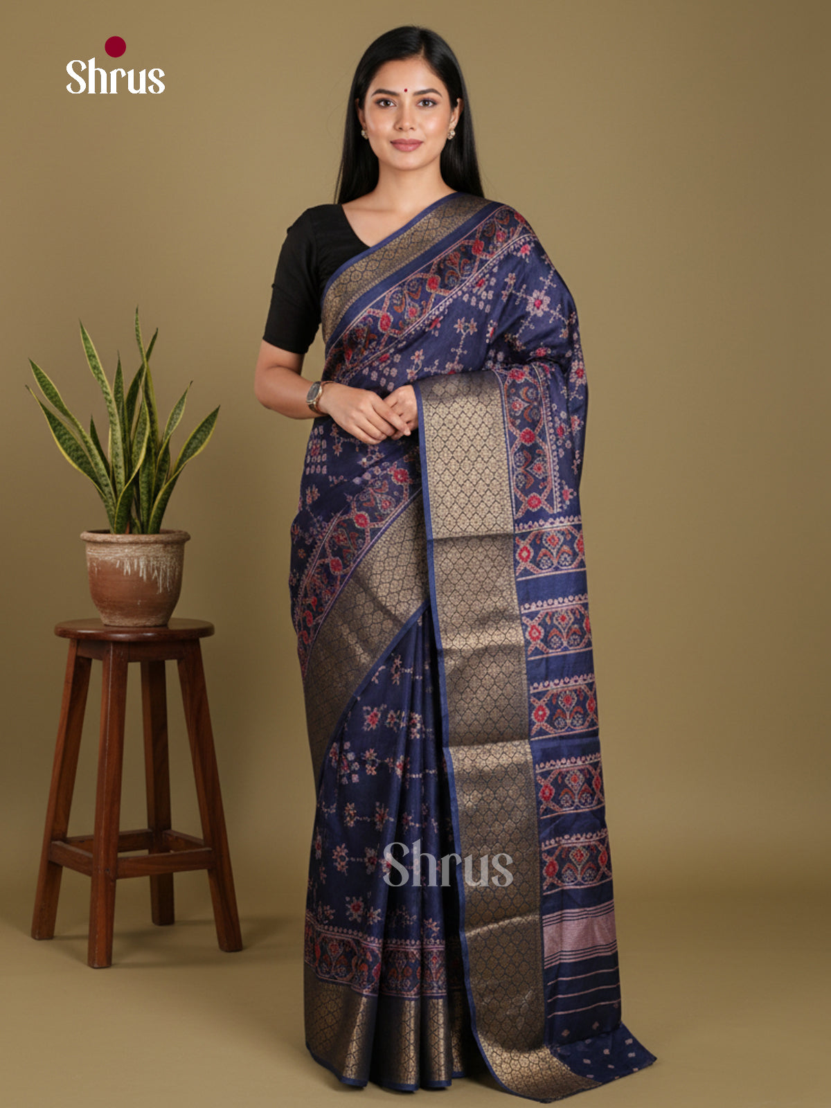 DJS30007 - Semi Crepe Saree