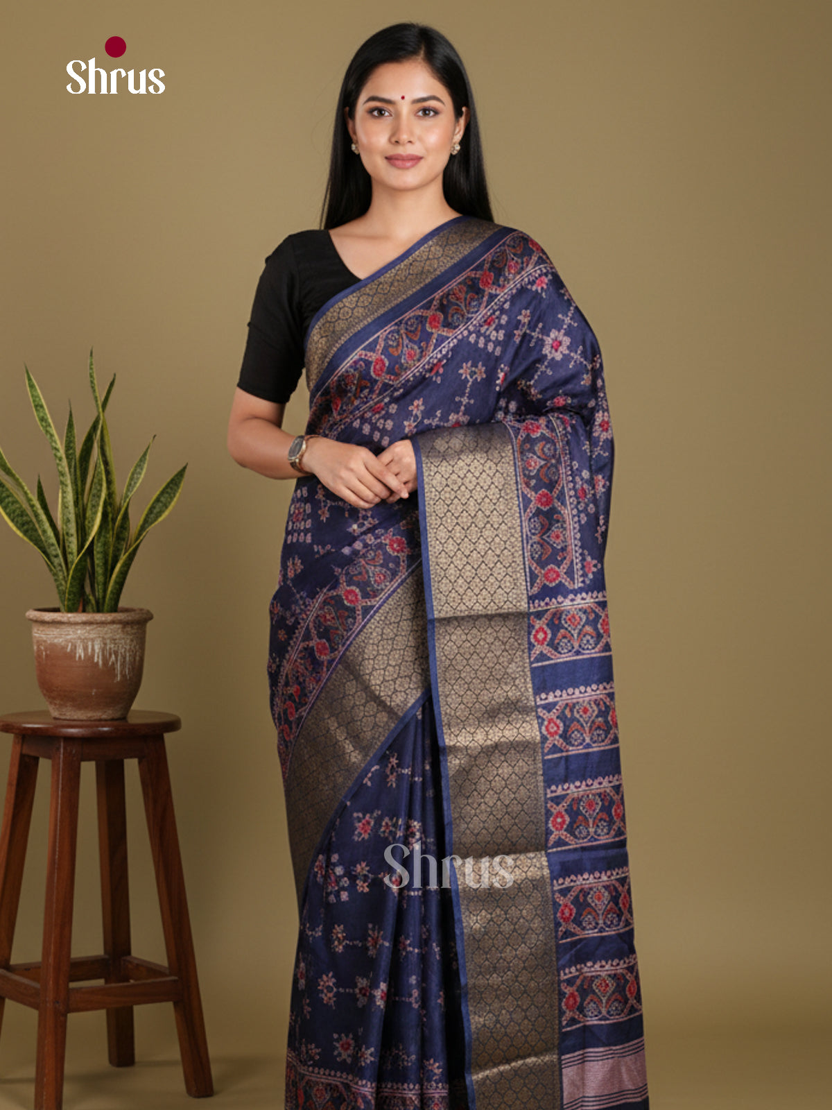 DJS30007 - Semi Crepe Saree