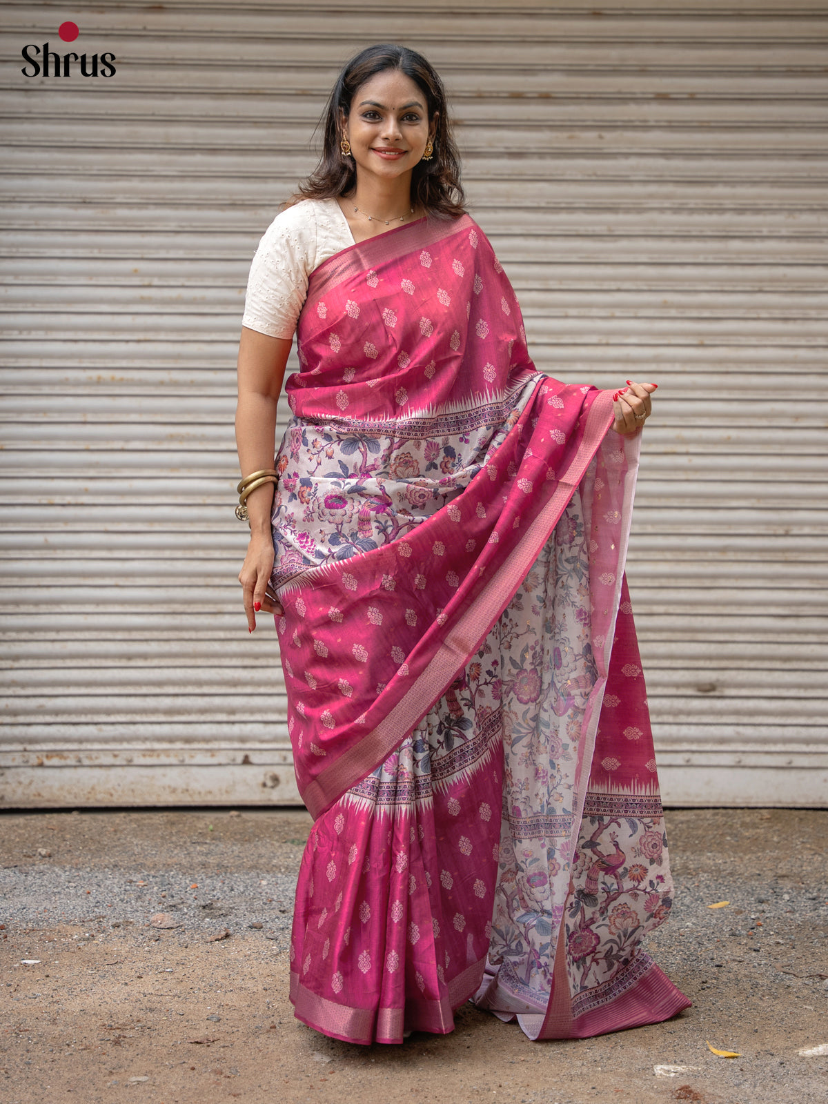 DJS30081 - Semi Dola silk Saree