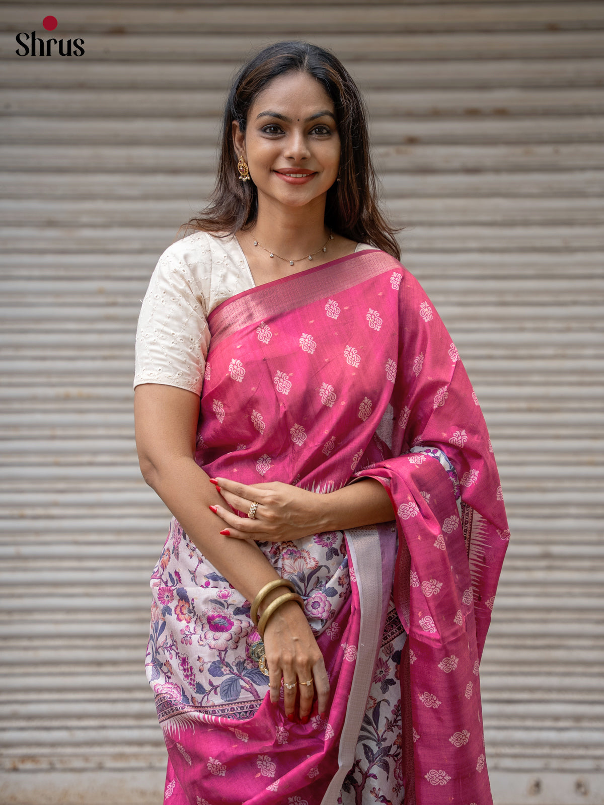 DJS30081 - Semi Dola silk Saree