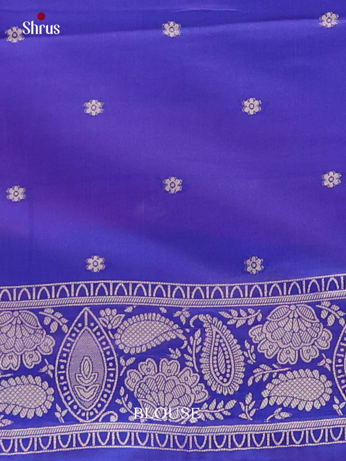 Blue - Semi Softsilk Saree