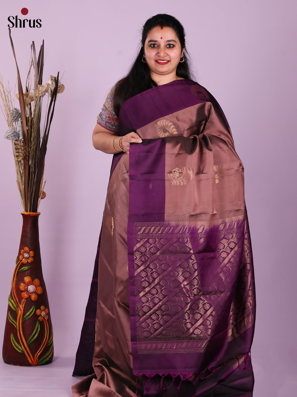DJS30163 - Softsilk-halfpure Saree