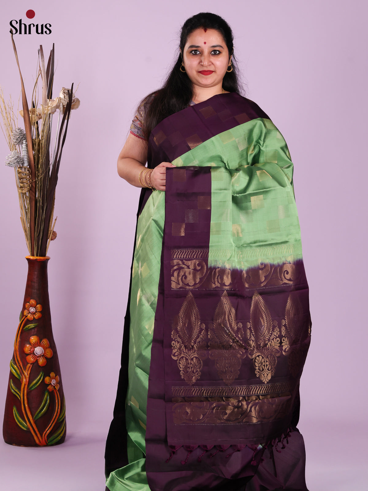 DJS30180 - Softsilk-halfpure Saree