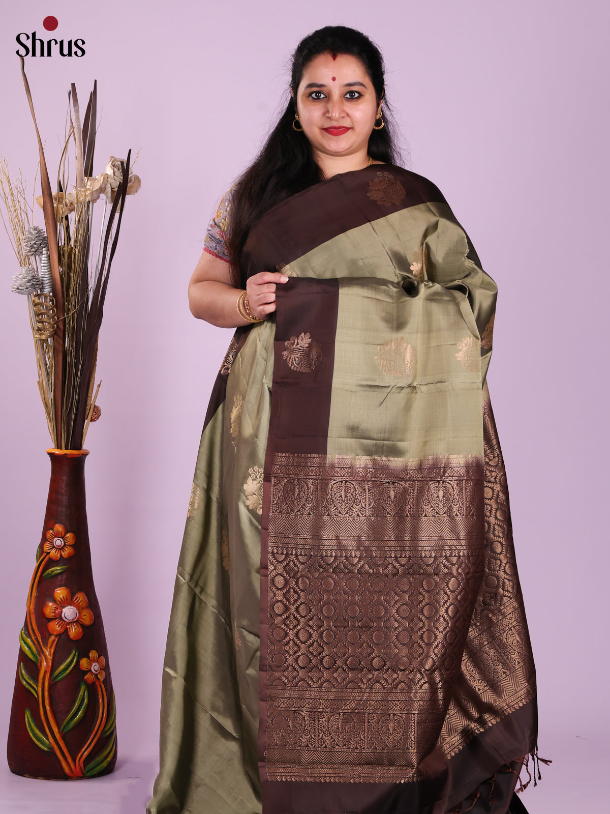 DJS30186 - Softsilk-halfpure Saree