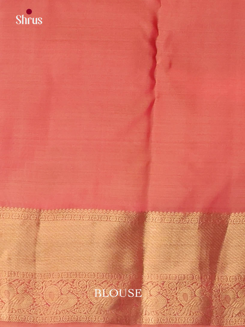 Red & Brick- Kanchipuram-halfpure Saree
