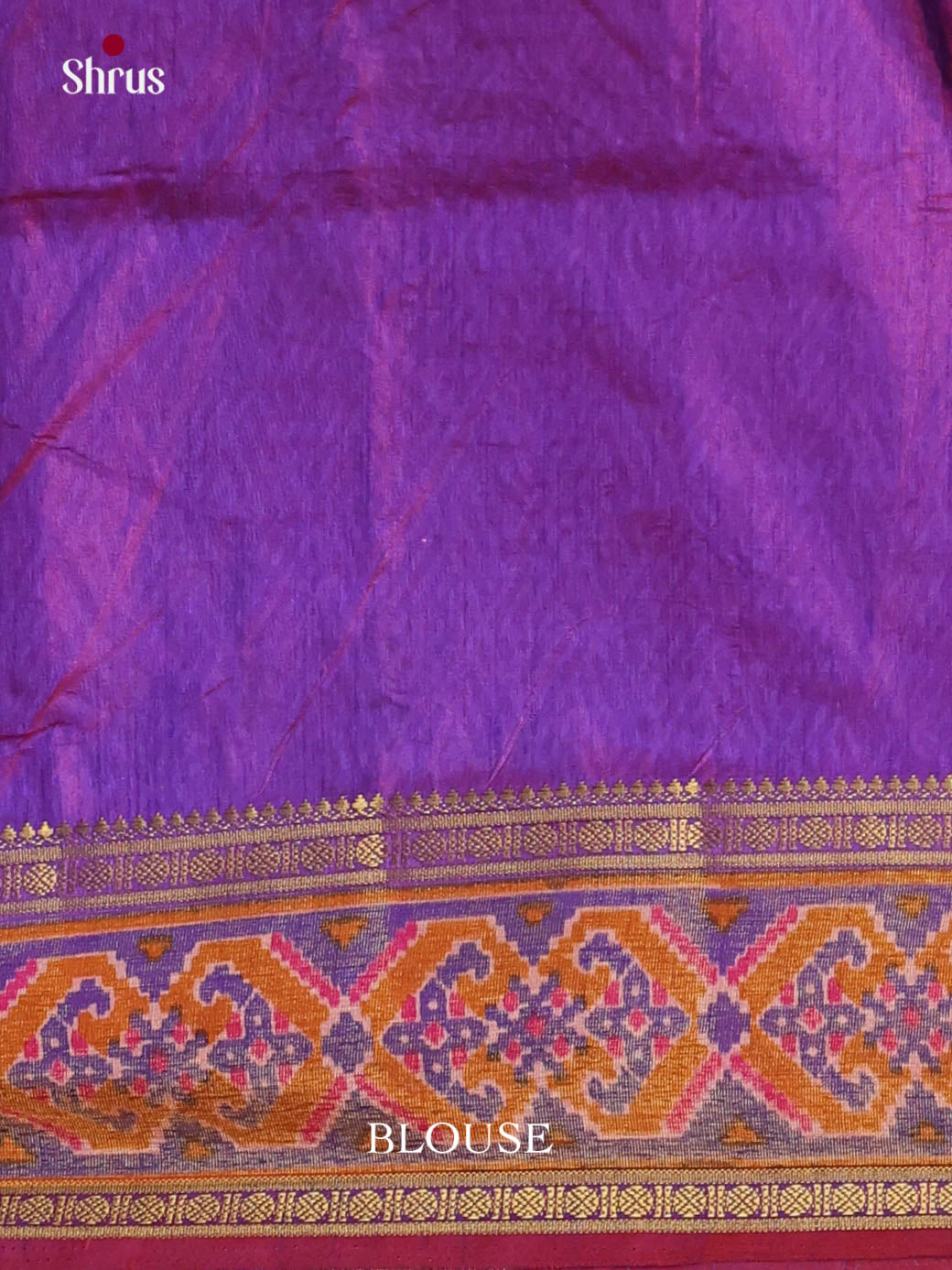 Pink & Purple- Semi Patola Saree