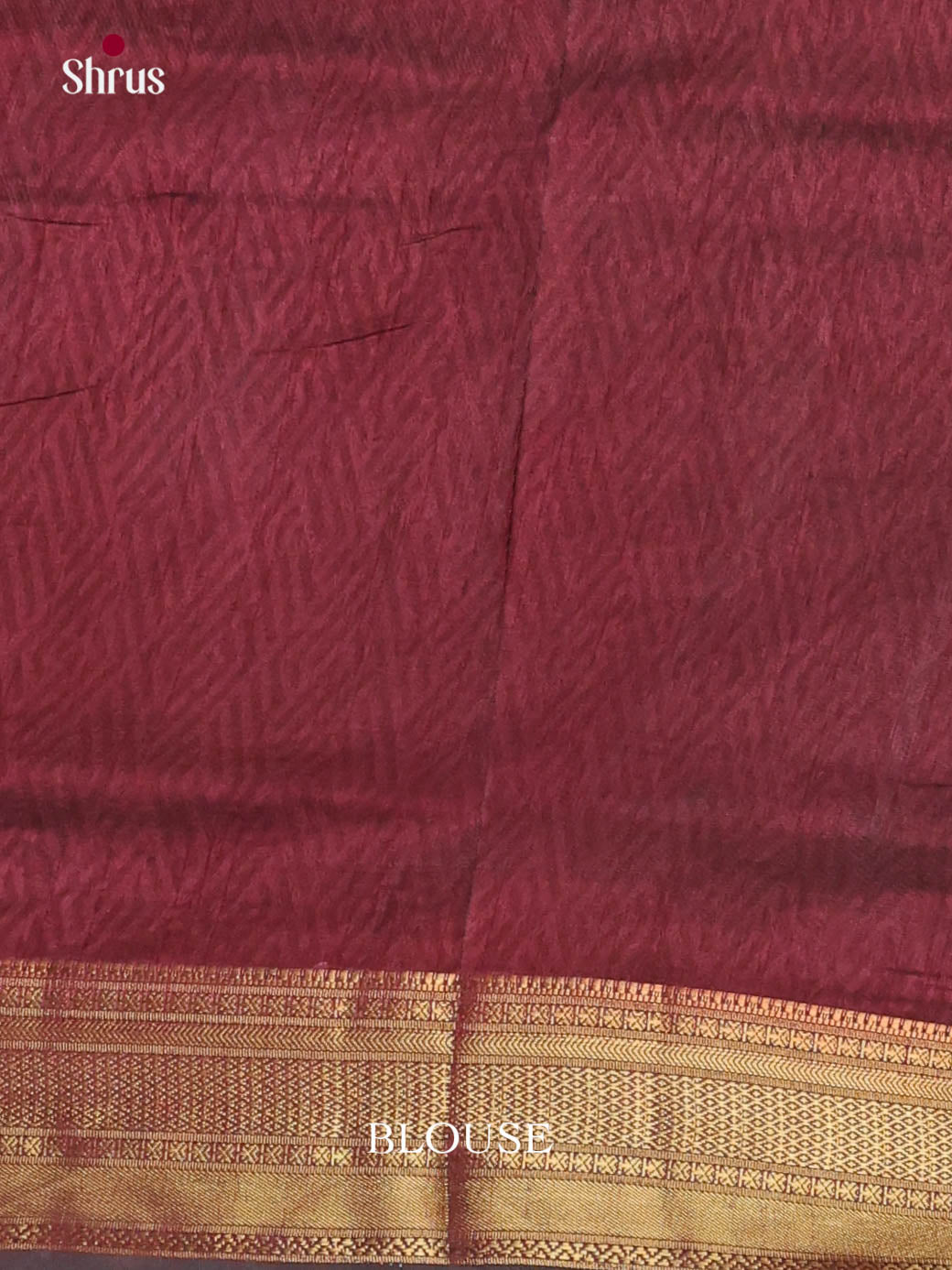 Green & Maroon- Semi Patola Saree