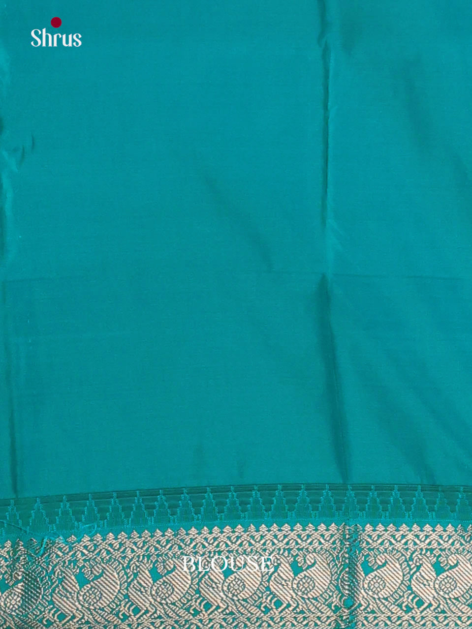 Orangish Pink & Green- Semi Kanchipuram Saree - Shop on Shrus.com