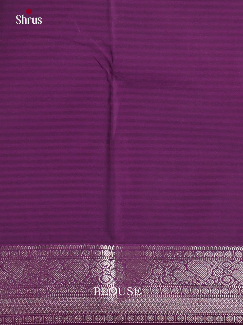 Green & Purple - Semi Kanchipuram Saree - Shop on Shrus.com