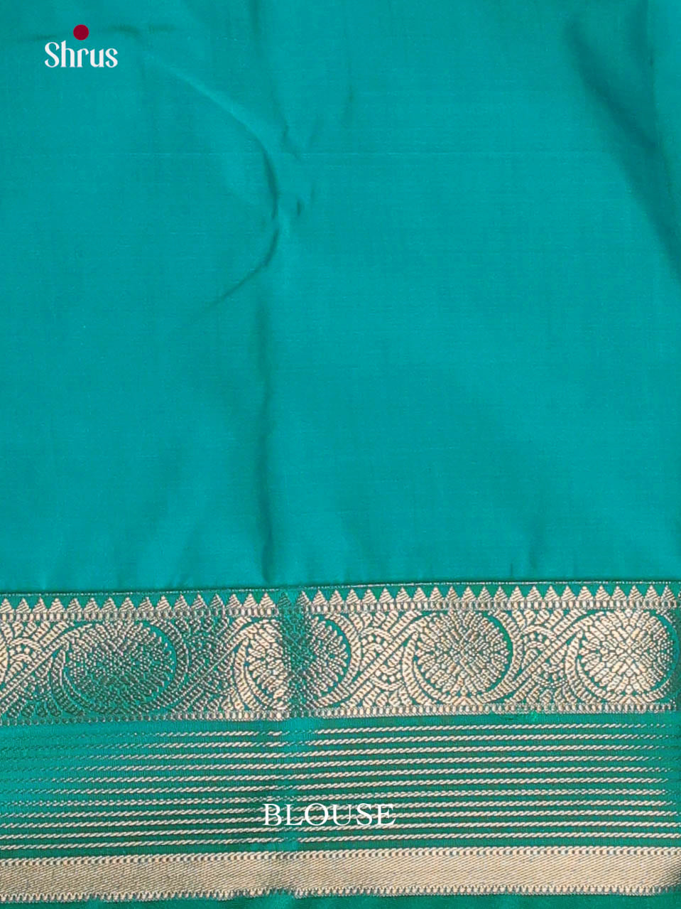 Blue & Green - Semi Kanchipuram Saree