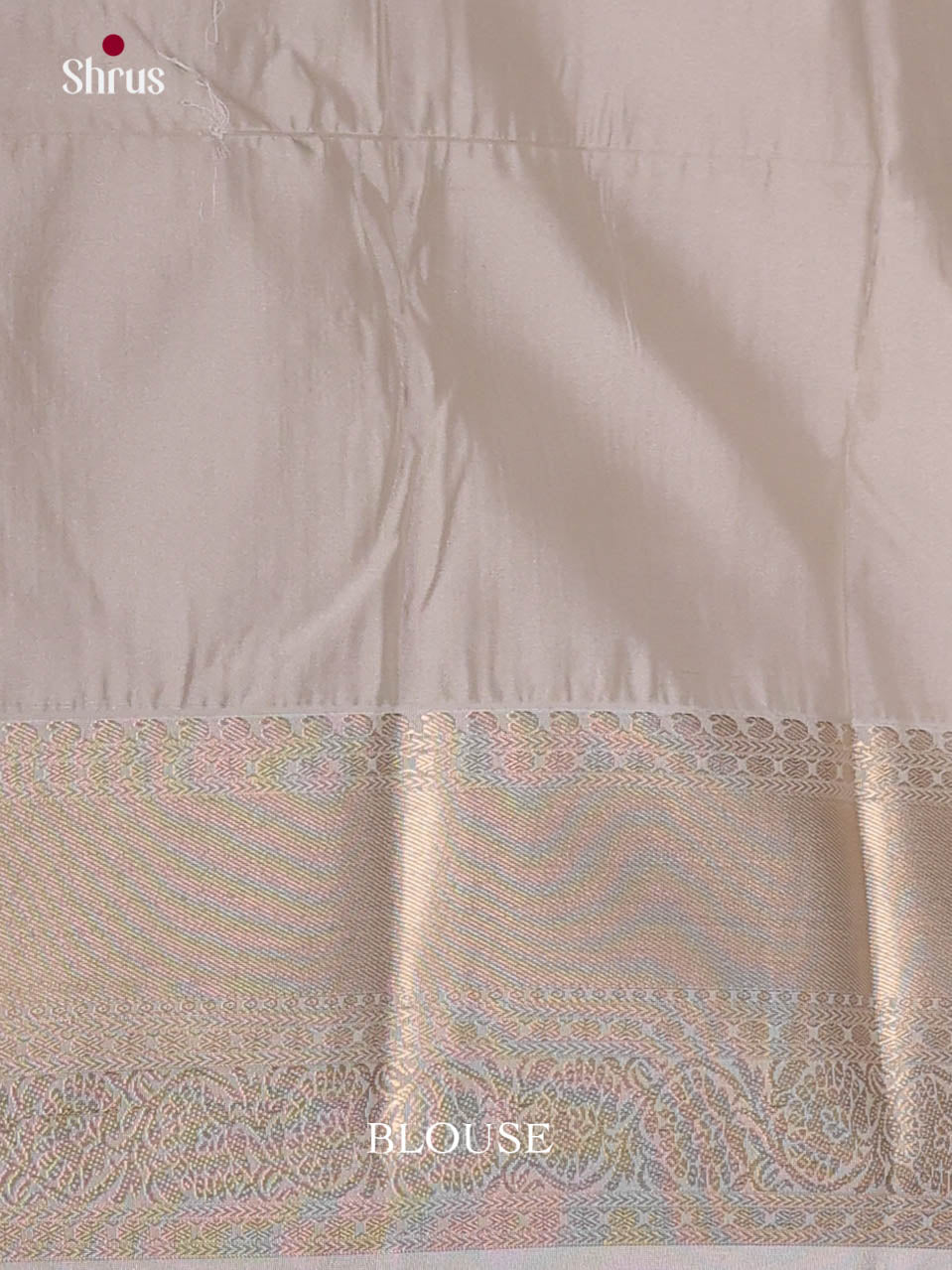 Pink & Grey - Semi Kanchipuram Saree