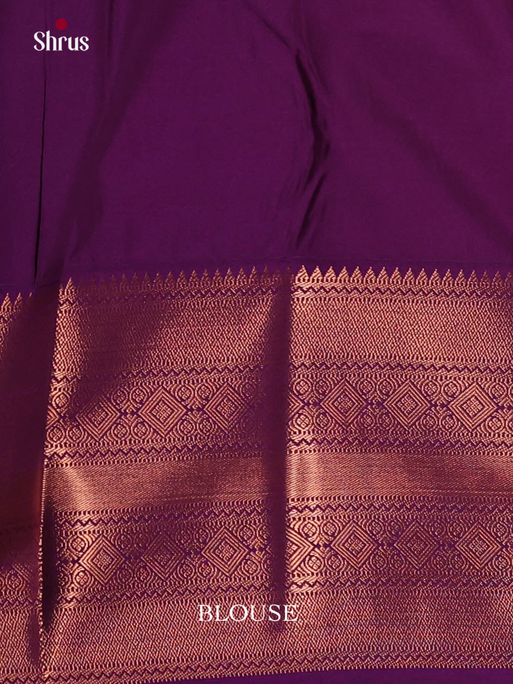 Orangish Pink & Violet- Semi Kanchipuram Saree