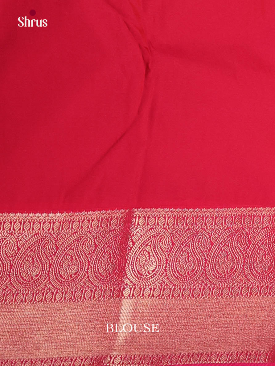 Violet & Pink - Semi Kanchipuram Saree