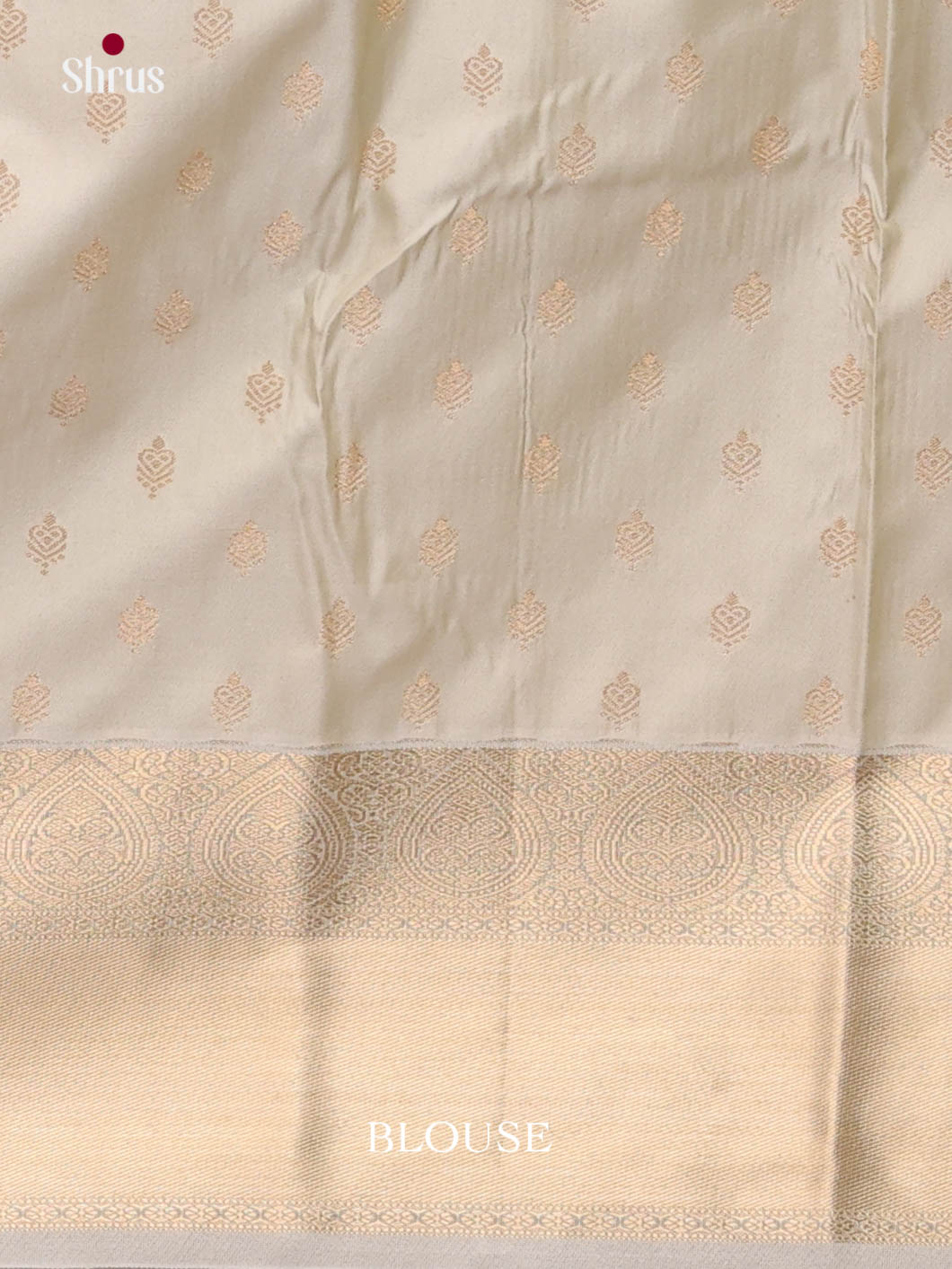 Light Green & Grey- Semi Kanchipuram Saree - Shop on Shrus.com
