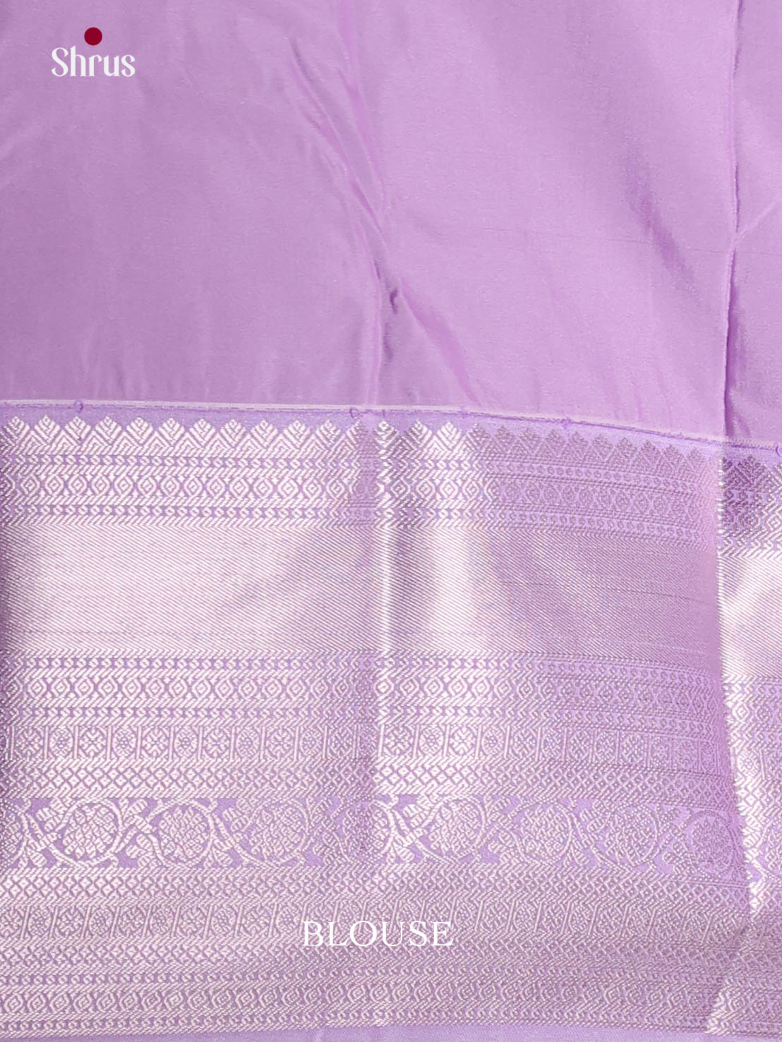 Green & Lilac - Semi Kanchipuram Saree