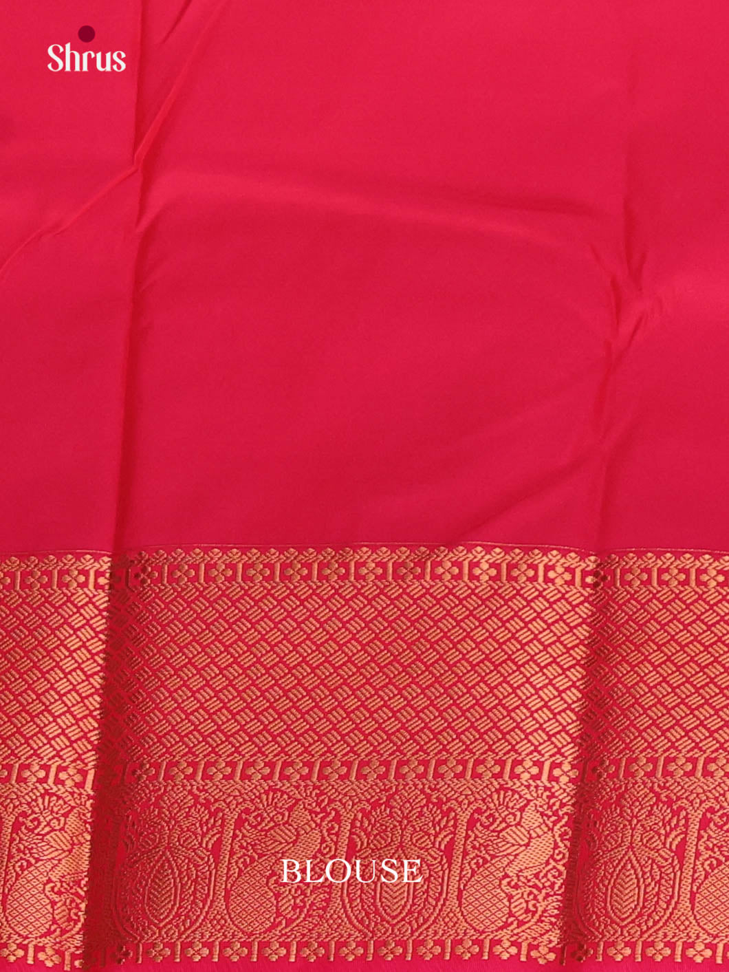 Mustardy Green & Pink - Semi Kanchipuram Saree