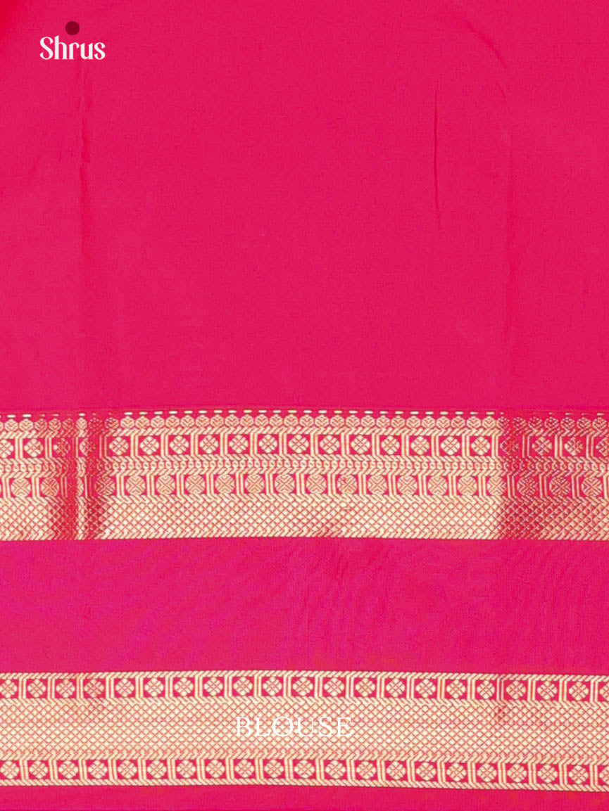 Violet & Pink - Semi Kanchipuram Saree