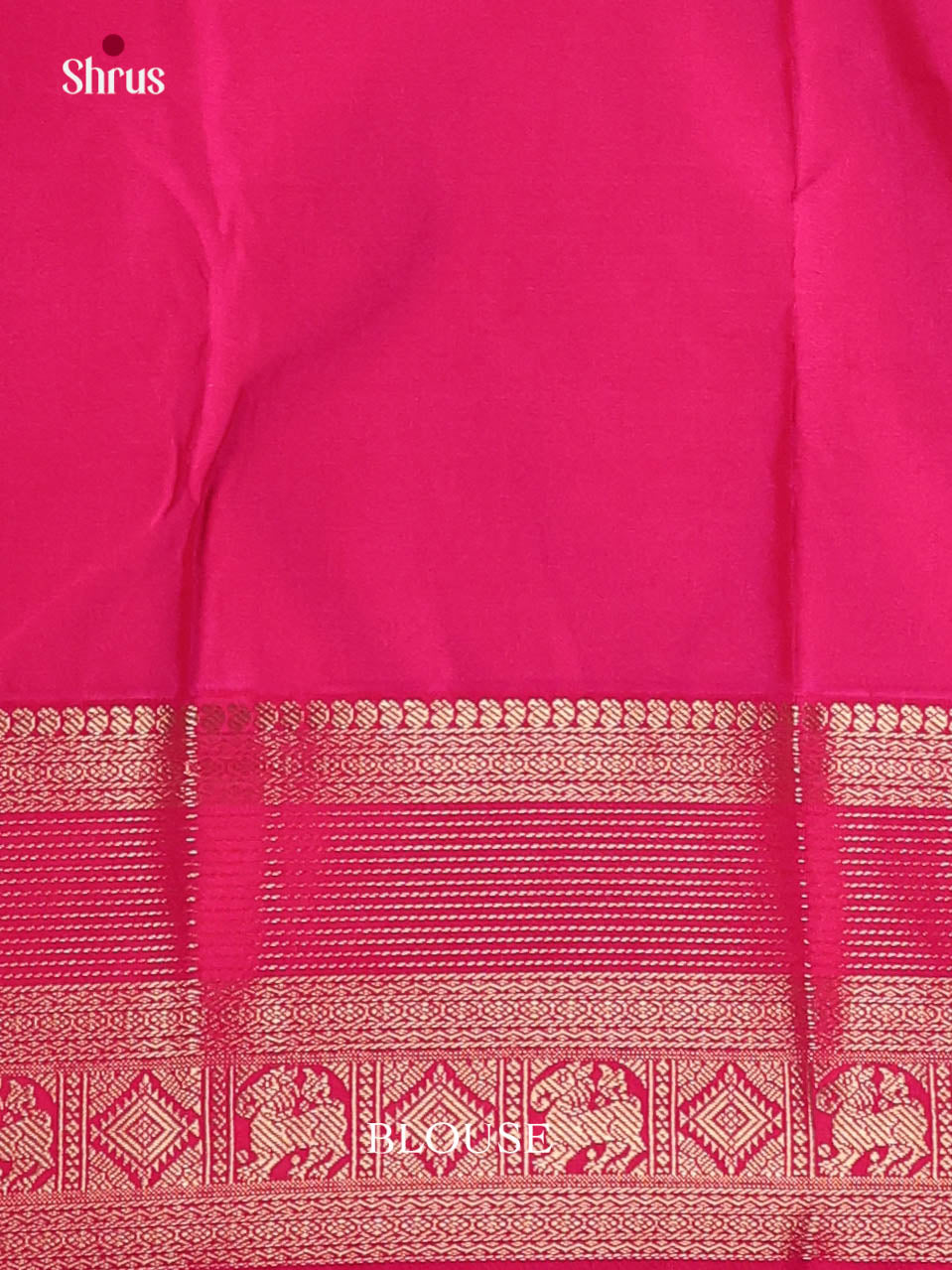 Grey & Pink - Semi Kanchipuram Saree