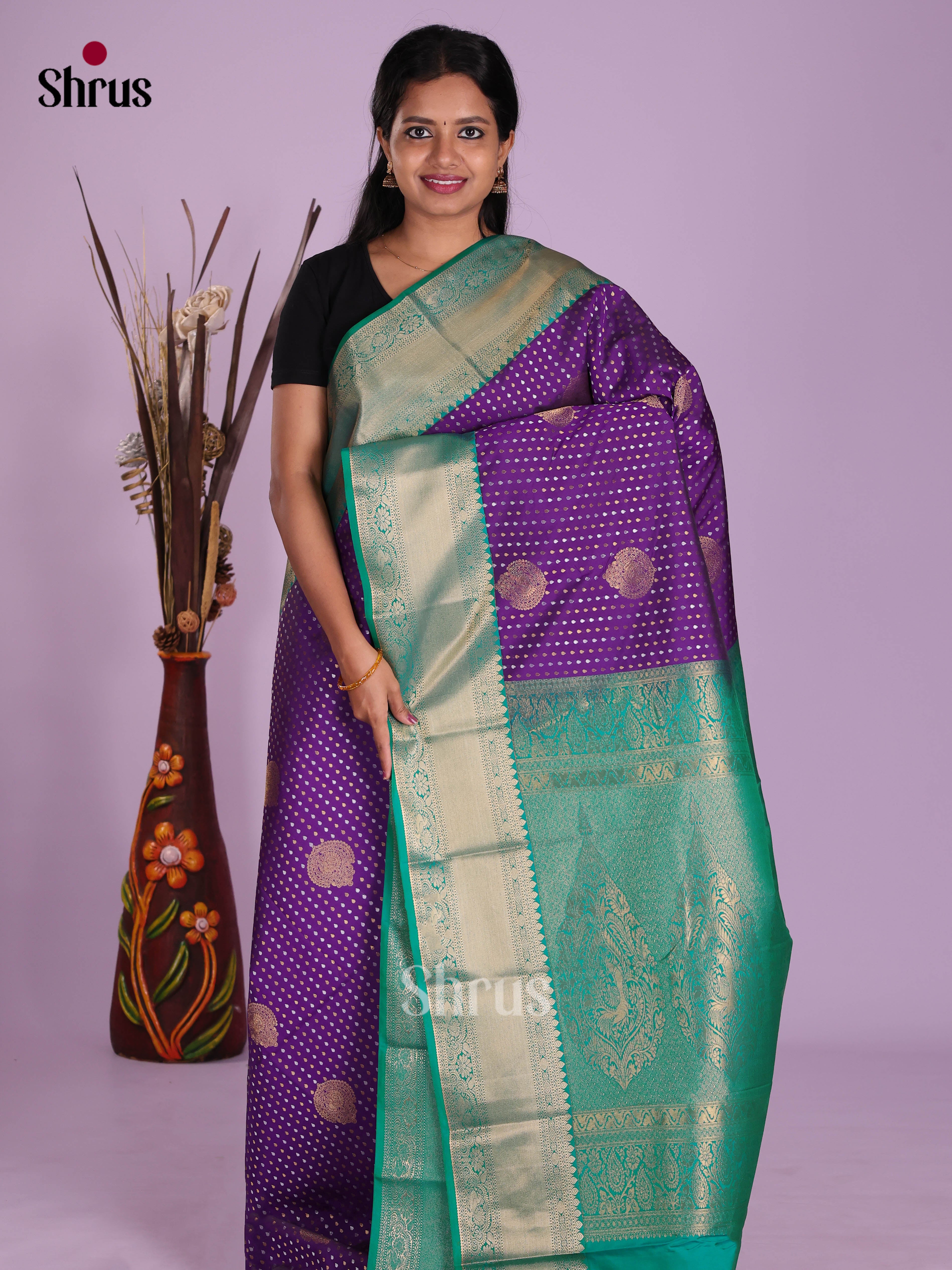 DKS03360 - Semi Kanchipuram Saree