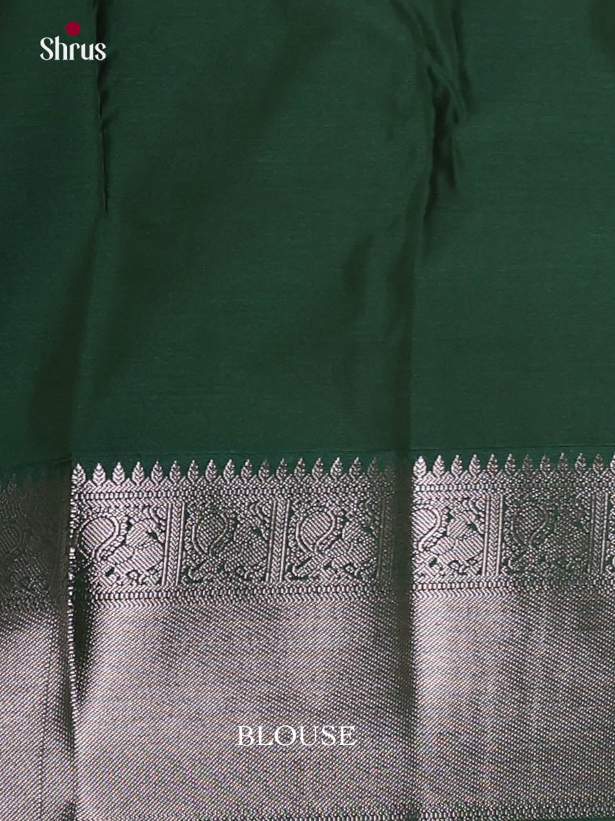 Pink  & Green- Semi Kanchipuram Saree