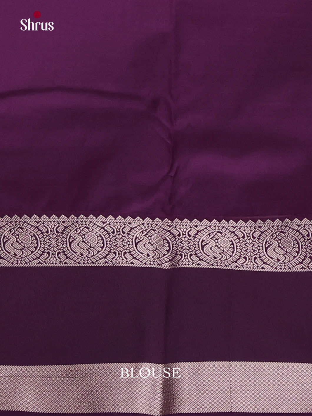 Ice Blue & Violet- Semi Kanchipuram Saree