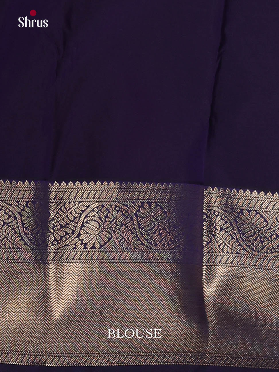 Orangish Pink & Blue- Semi Kanchipuram Saree - Shop on Shrus.com