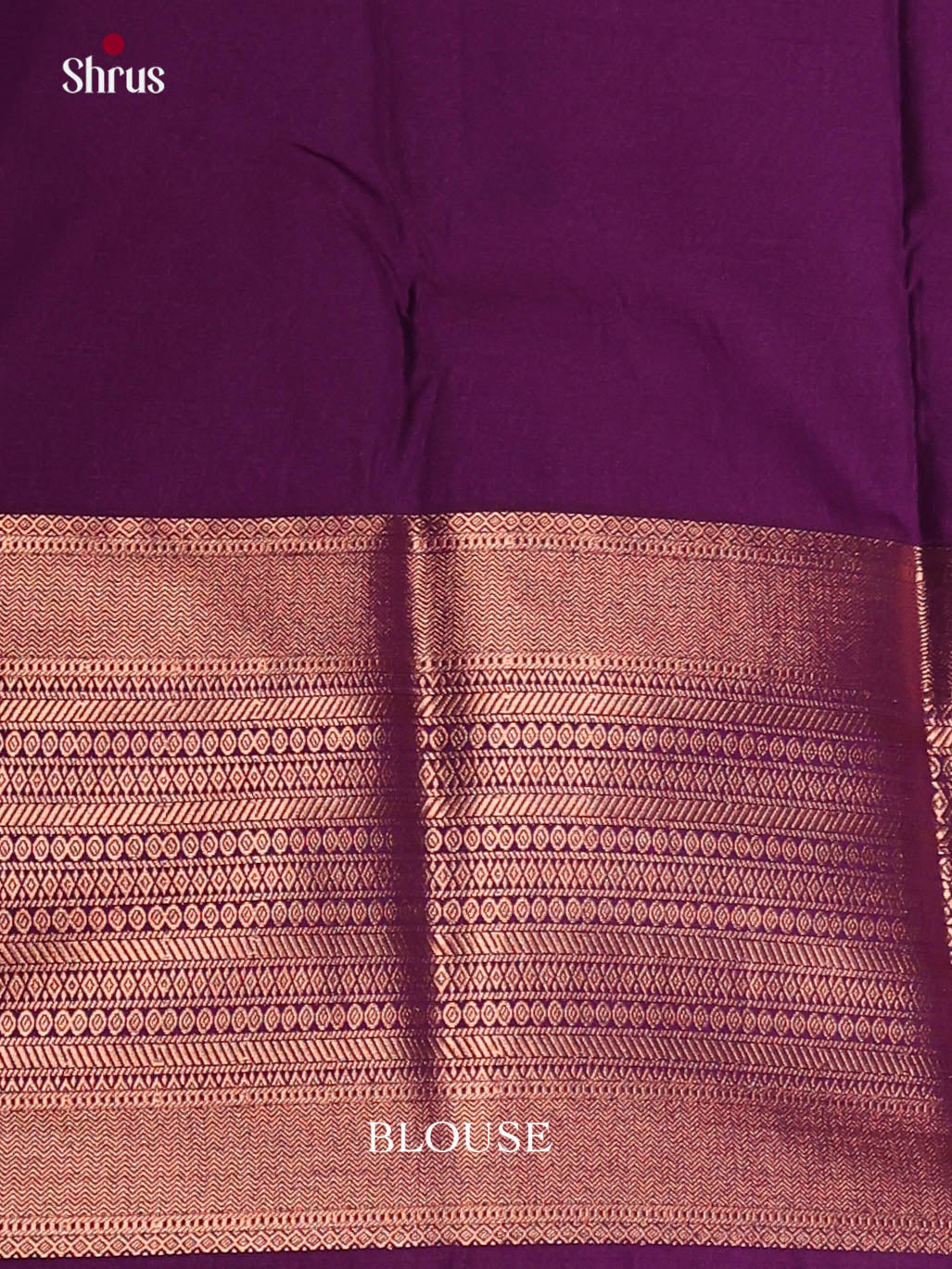 Blue & Purple - Semi Kanchipuram Saree