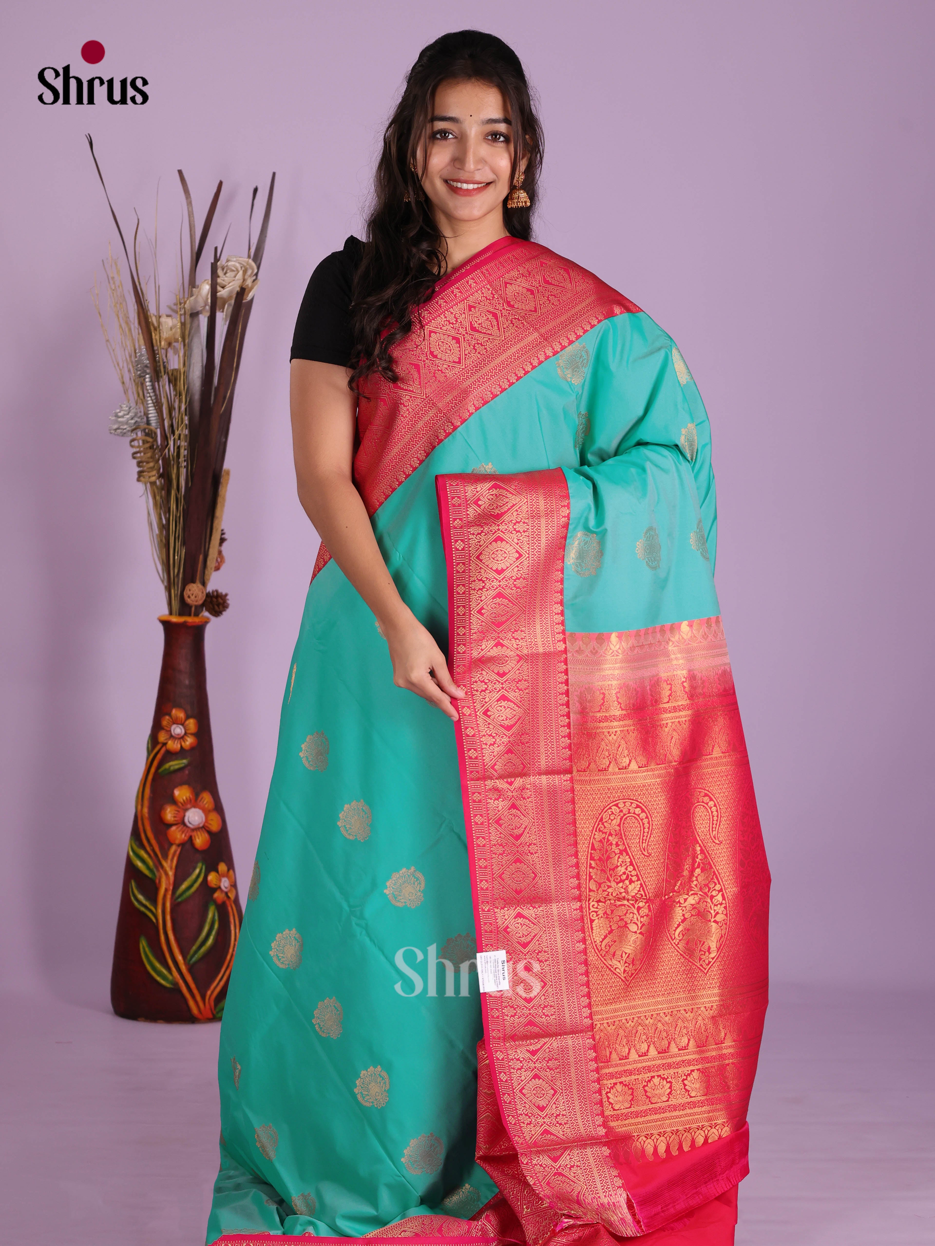 DKS03405 - Semi Kanchipuram Saree