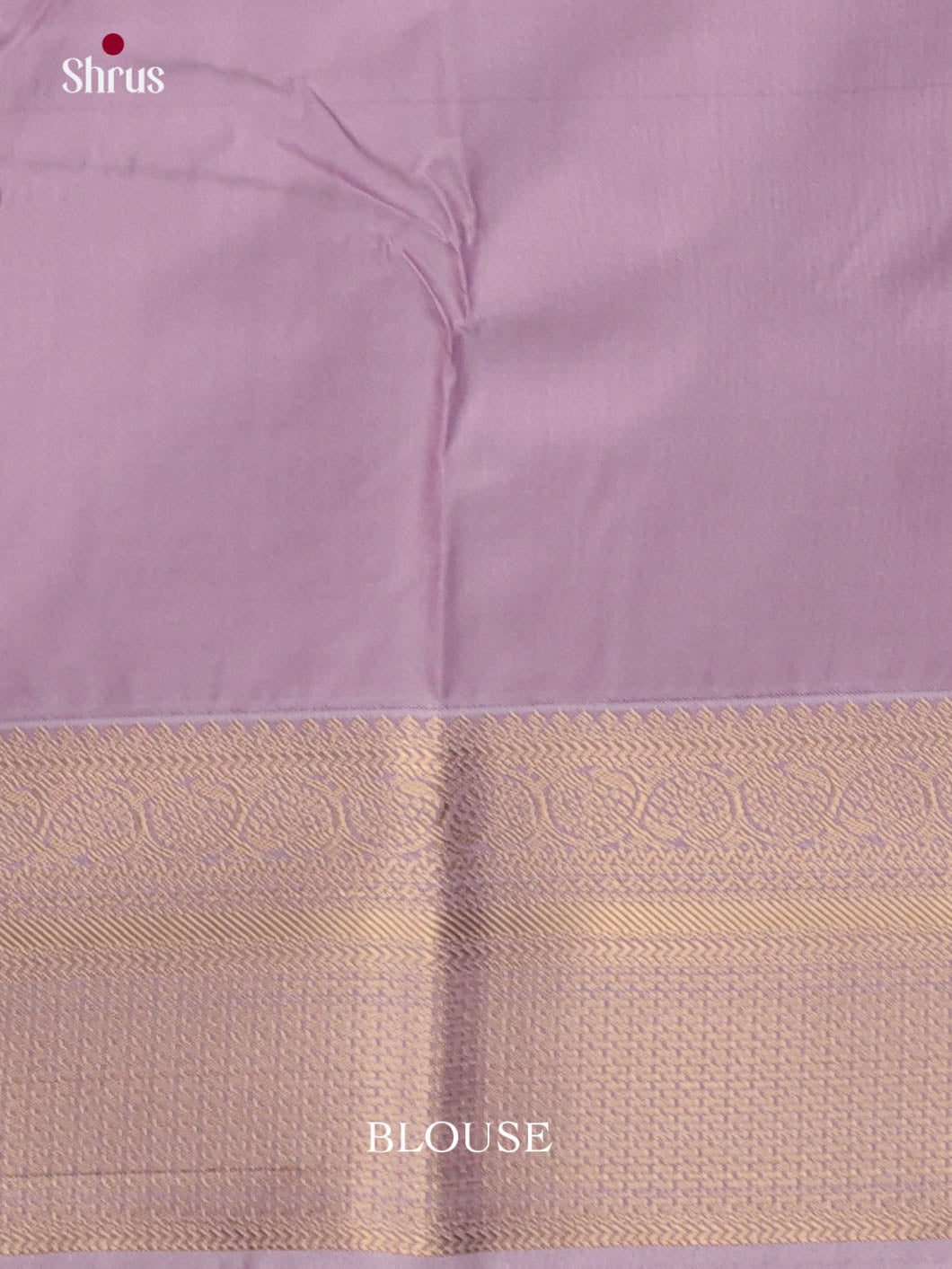 Teal & Lavender - Semi Kanchipuram Saree - Shop on Shrus.com