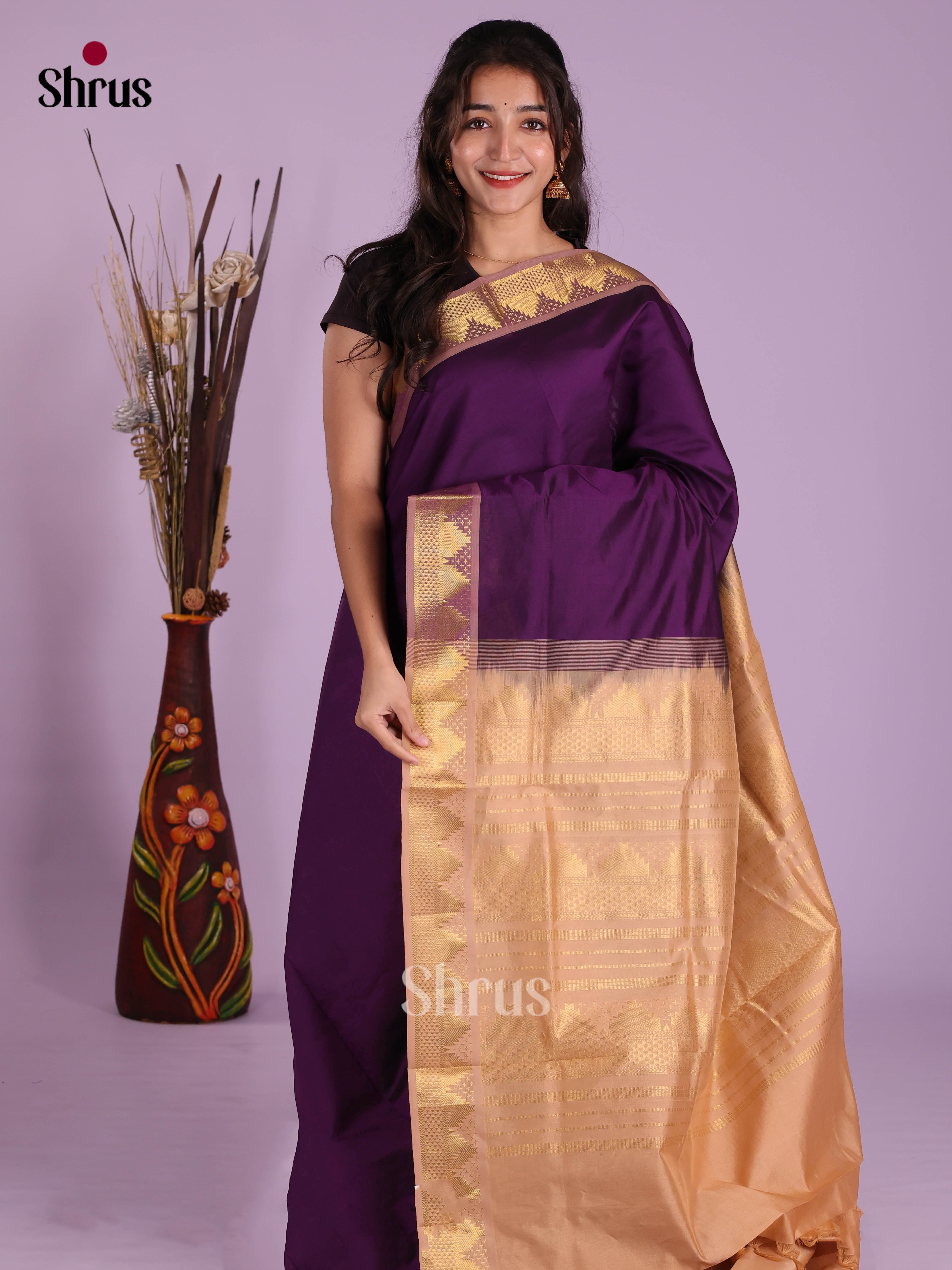 DKS04040 - Silkcotton-halfpure Saree