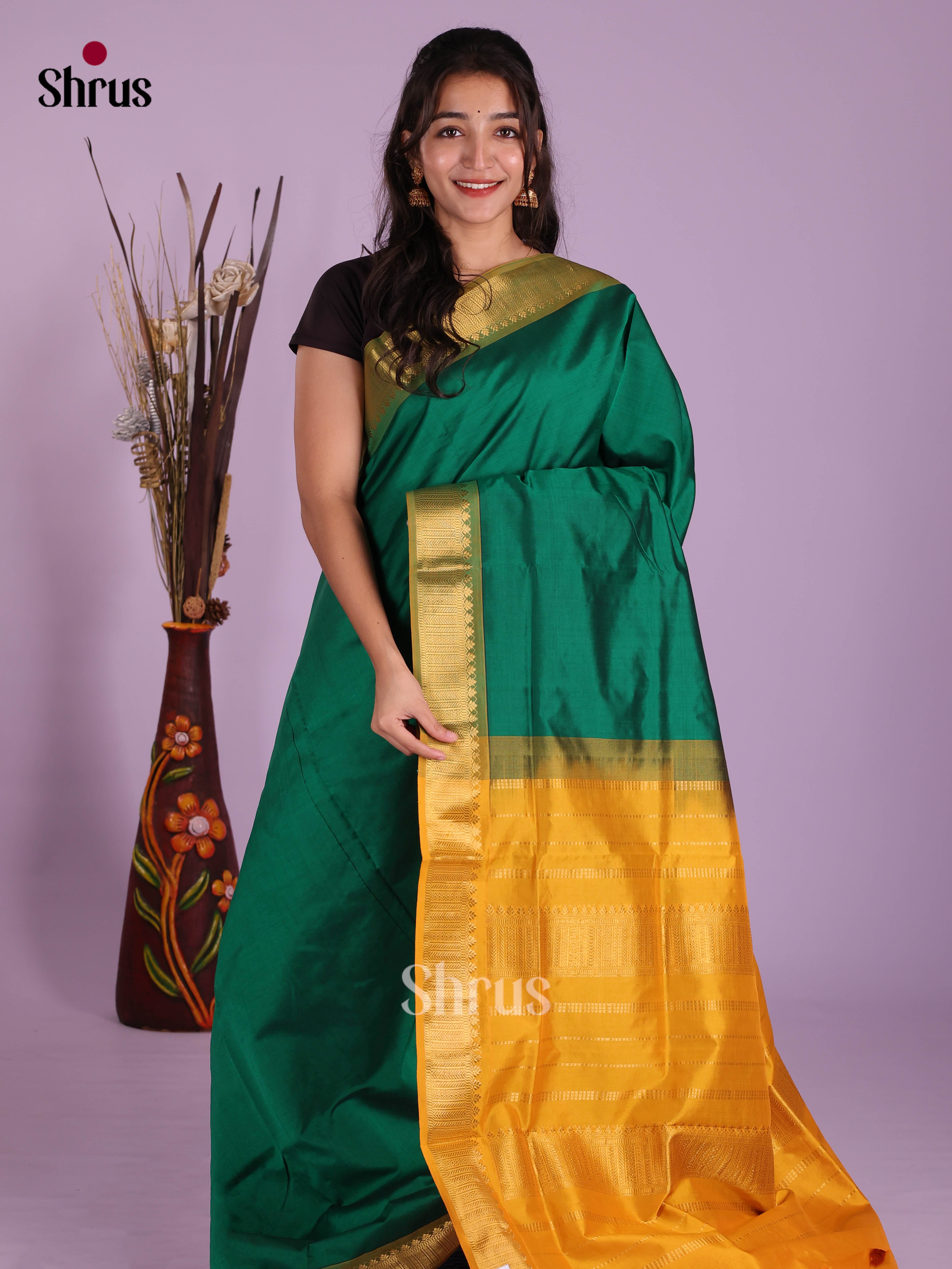 DKS04041 - Silkcotton-halfpure Saree