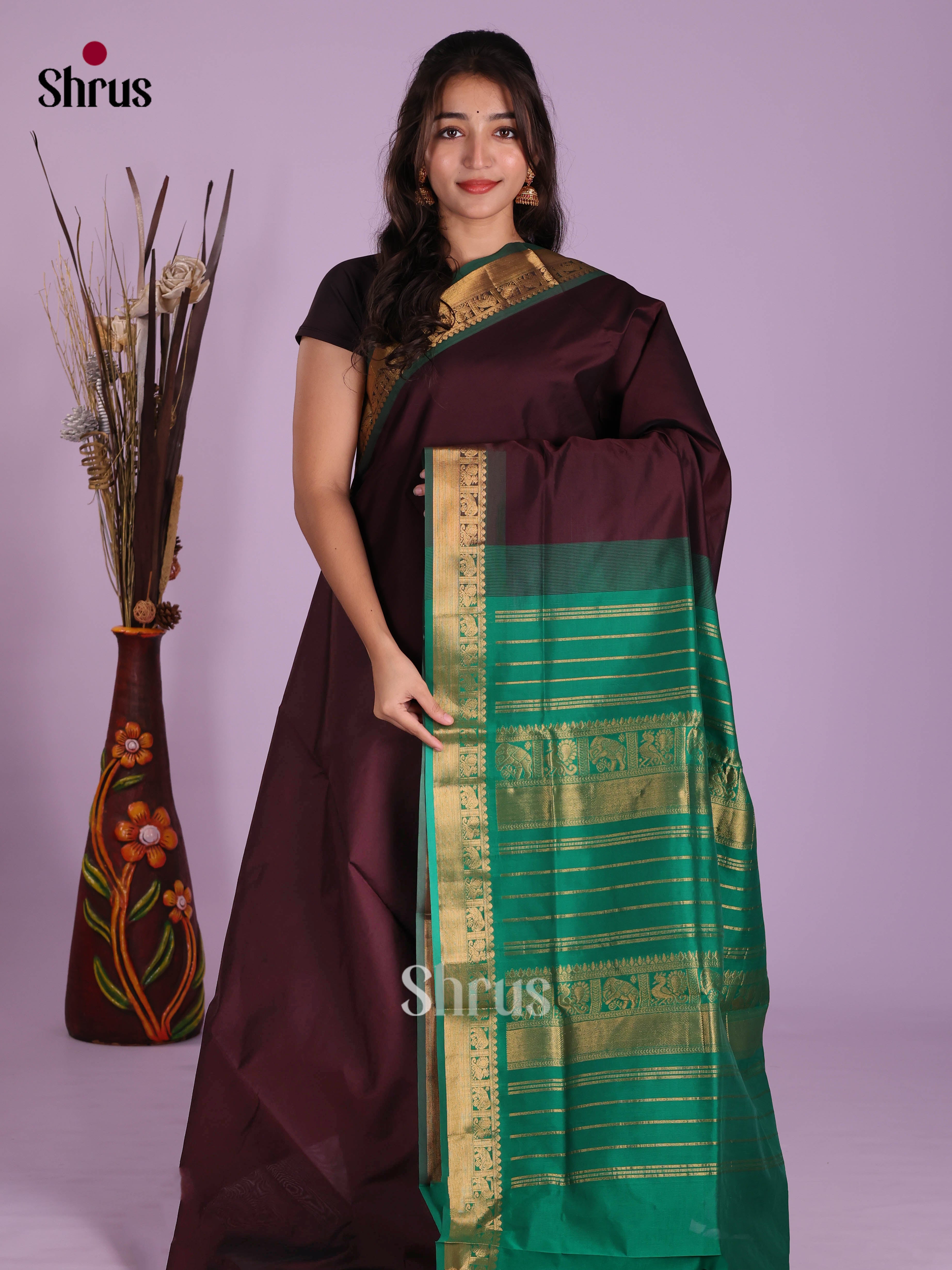 DKS04060 - Silkcotton-halfpure Saree