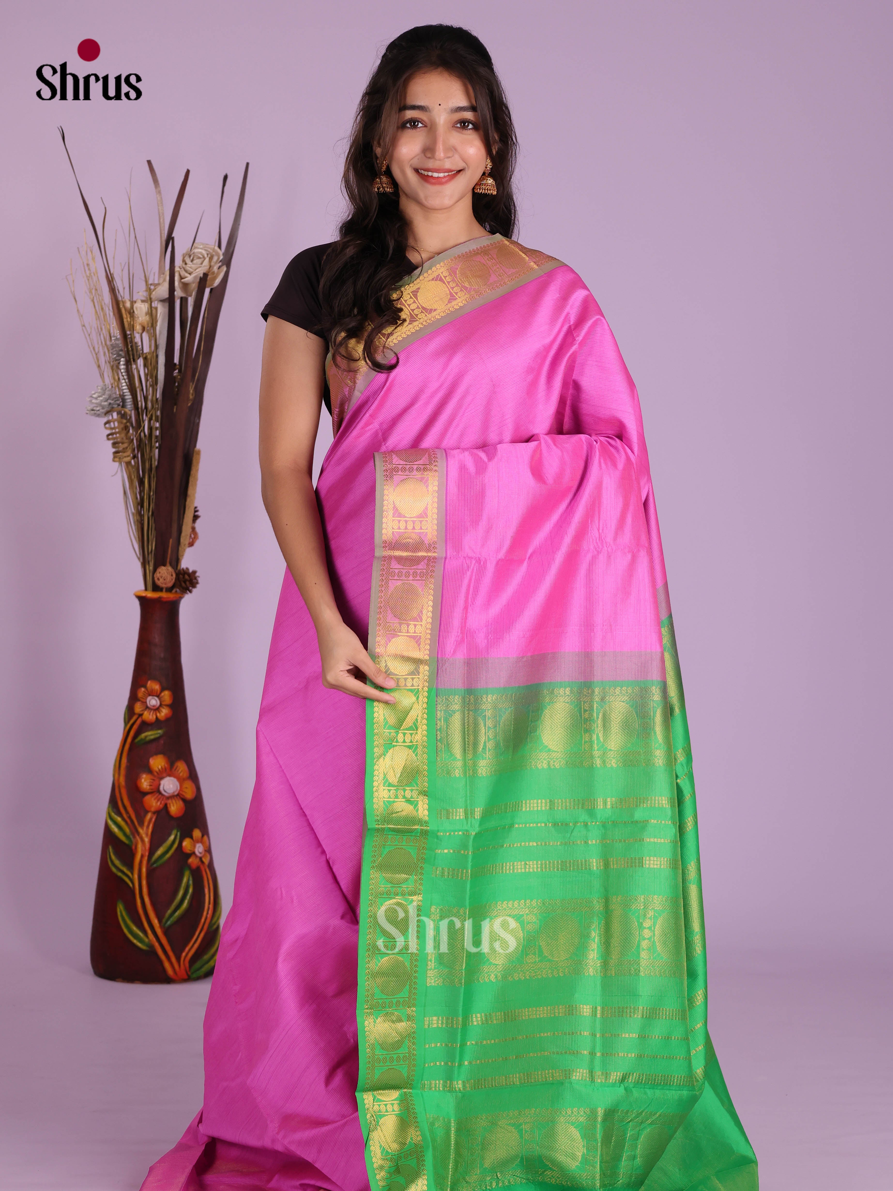 DKS04101 - Silkcotton-halfpure Saree