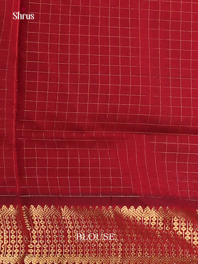 DKS04117 - Silkcotton-halfpure Saree - Shop on Shrus.com