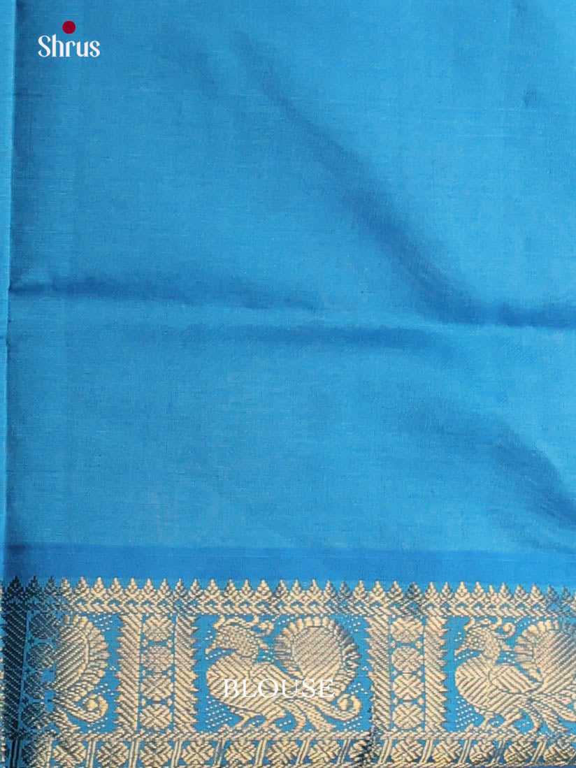 DKS04142 - Silkcotton-halfpure Saree