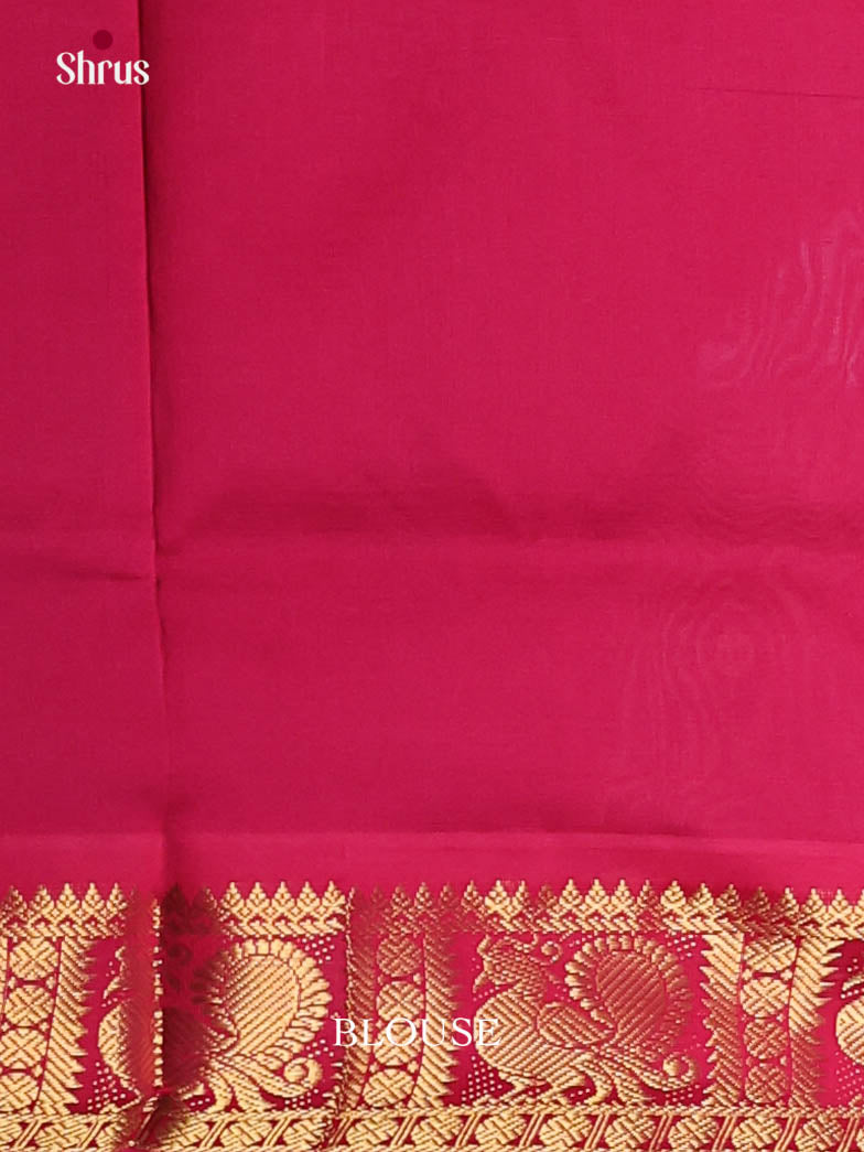 DKS04145 - Silkcotton-halfpure Saree