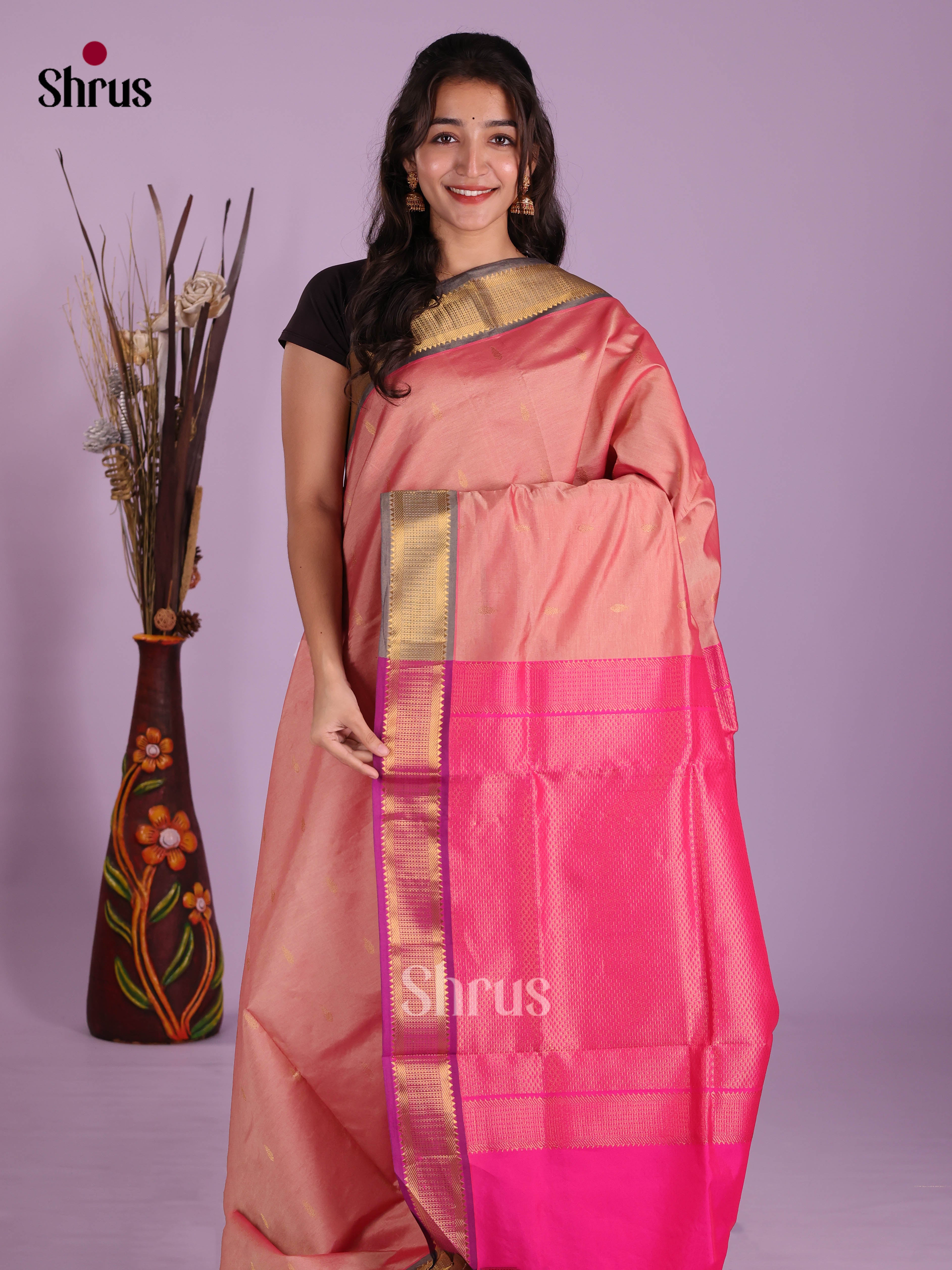 DKS04150 - Silkcotton-halfpure Saree
