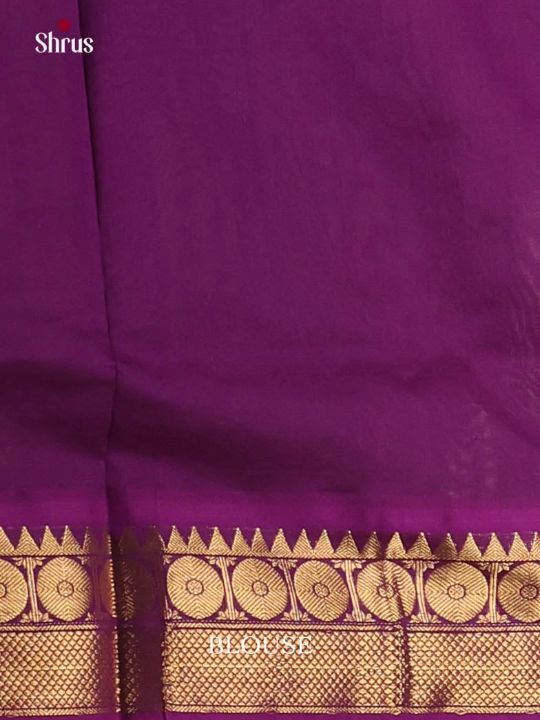 DKS04158 - Silkcotton-halfpure Saree