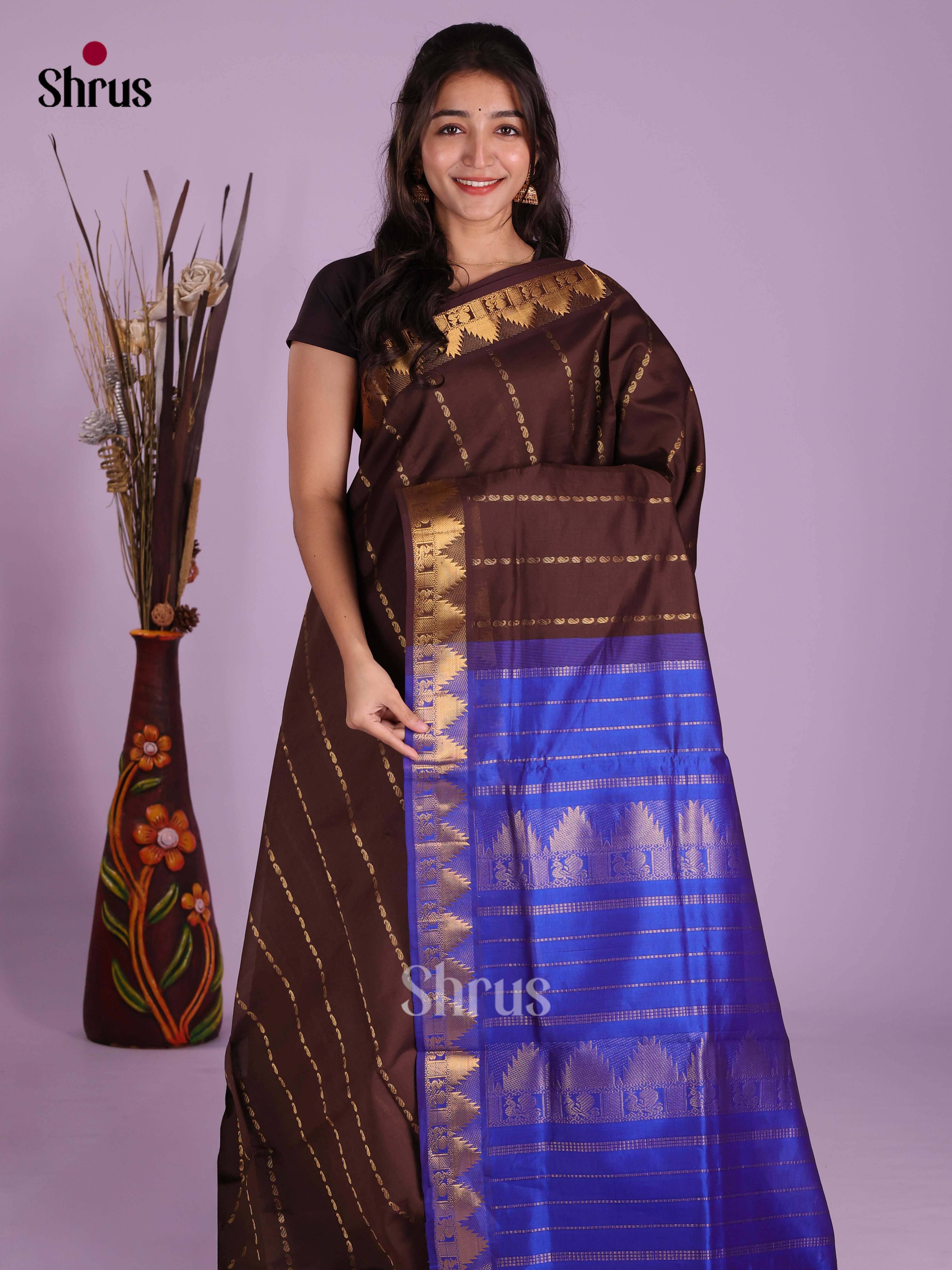 DKS04162 - Silkcotton-halfpure Saree