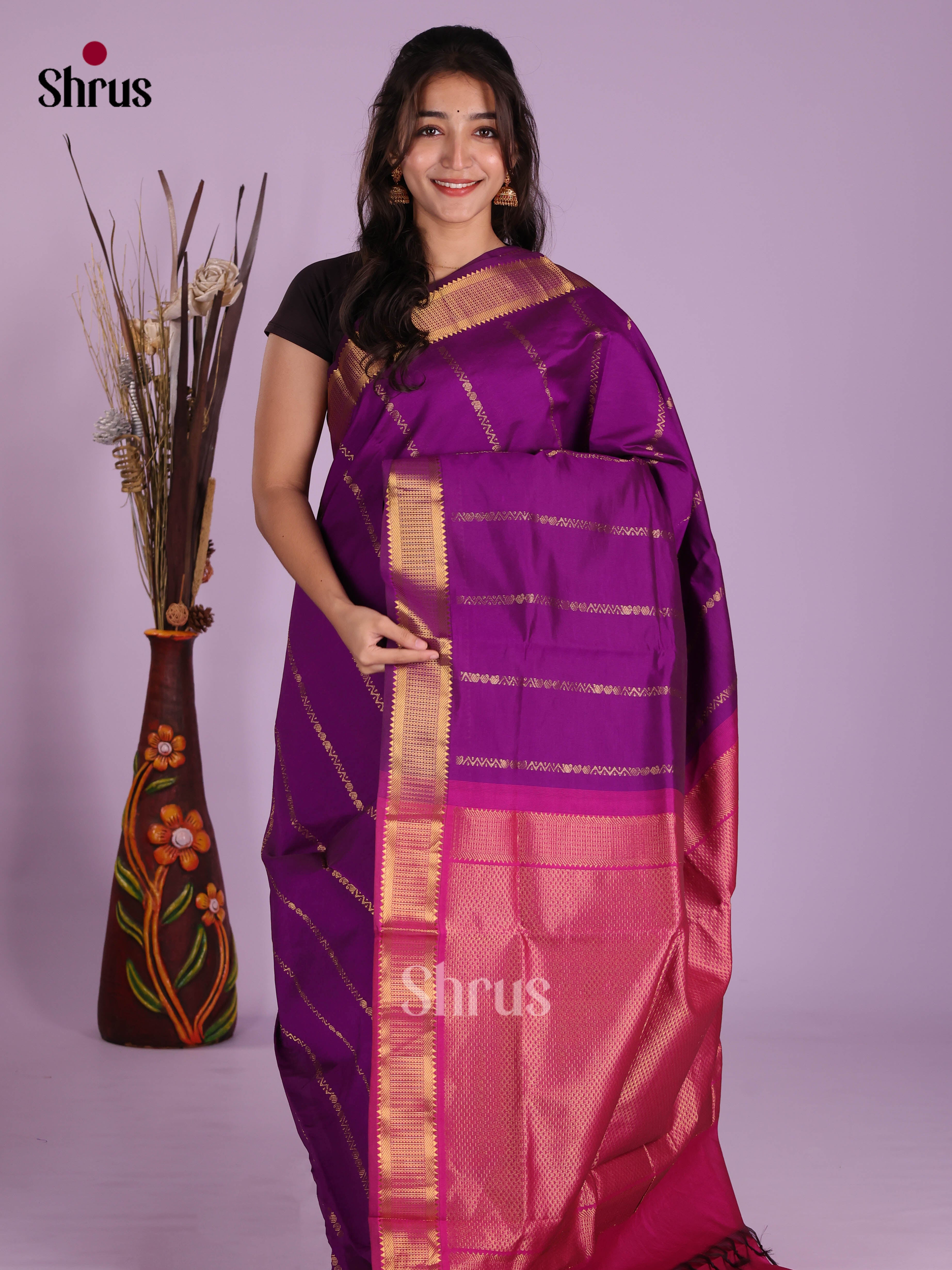 DKS04167 - Silkcotton-halfpure Saree