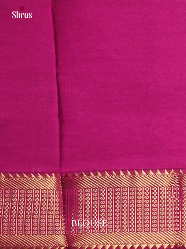 DKS04167 - Silkcotton-halfpure Saree