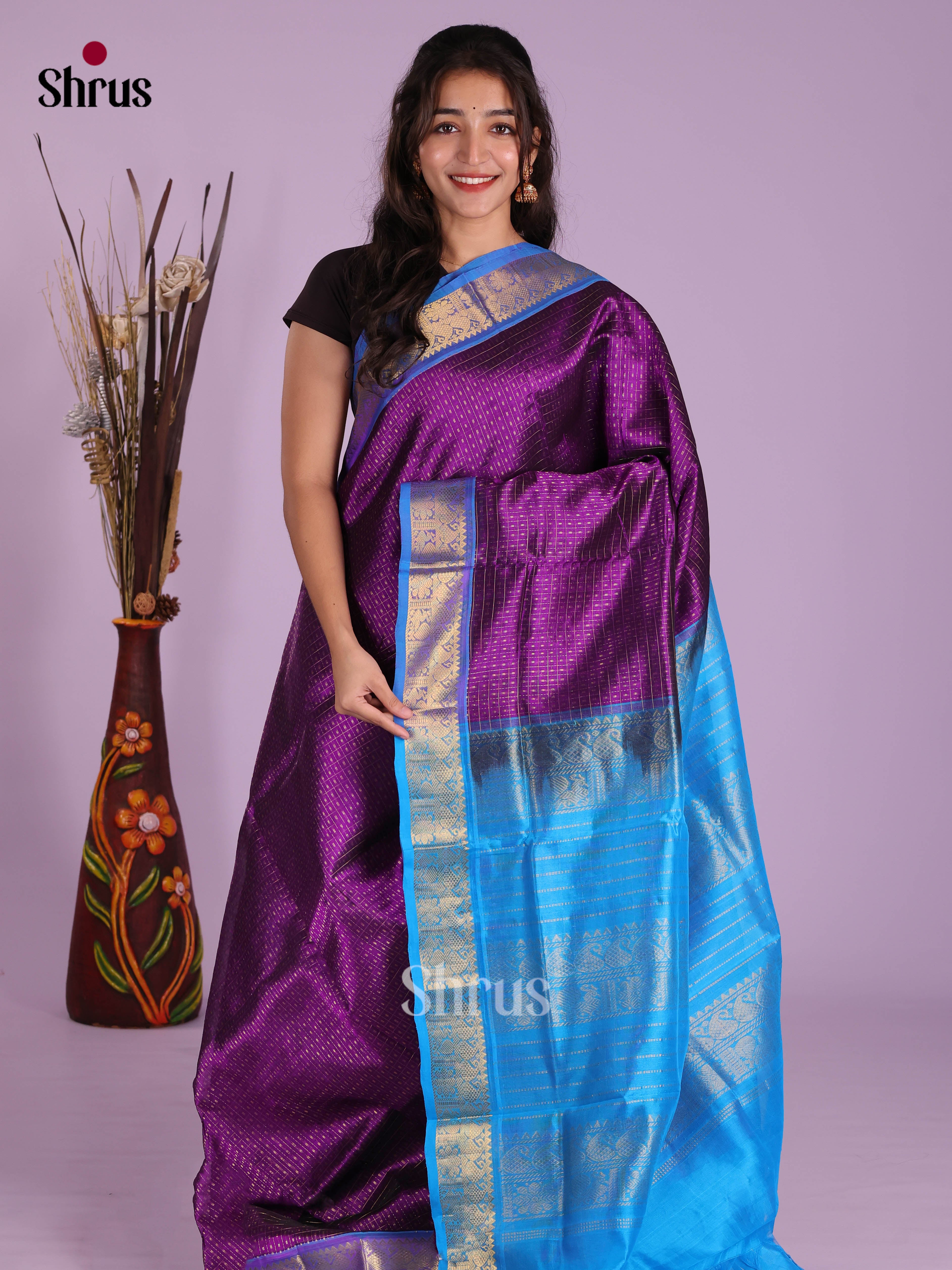 DKS04225 - Silk Cotton Saree