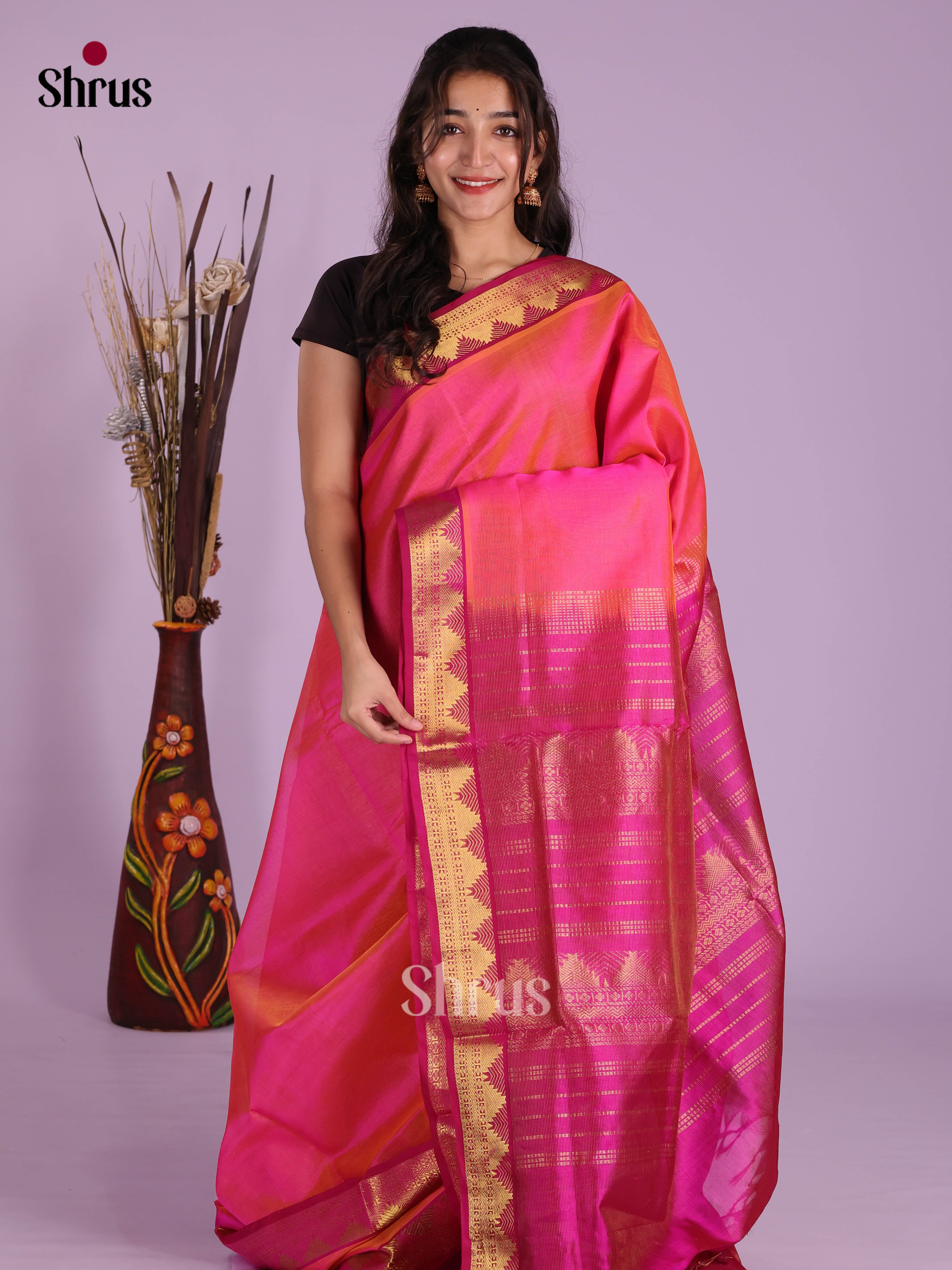 DKS04246 - Silk Cotton Saree