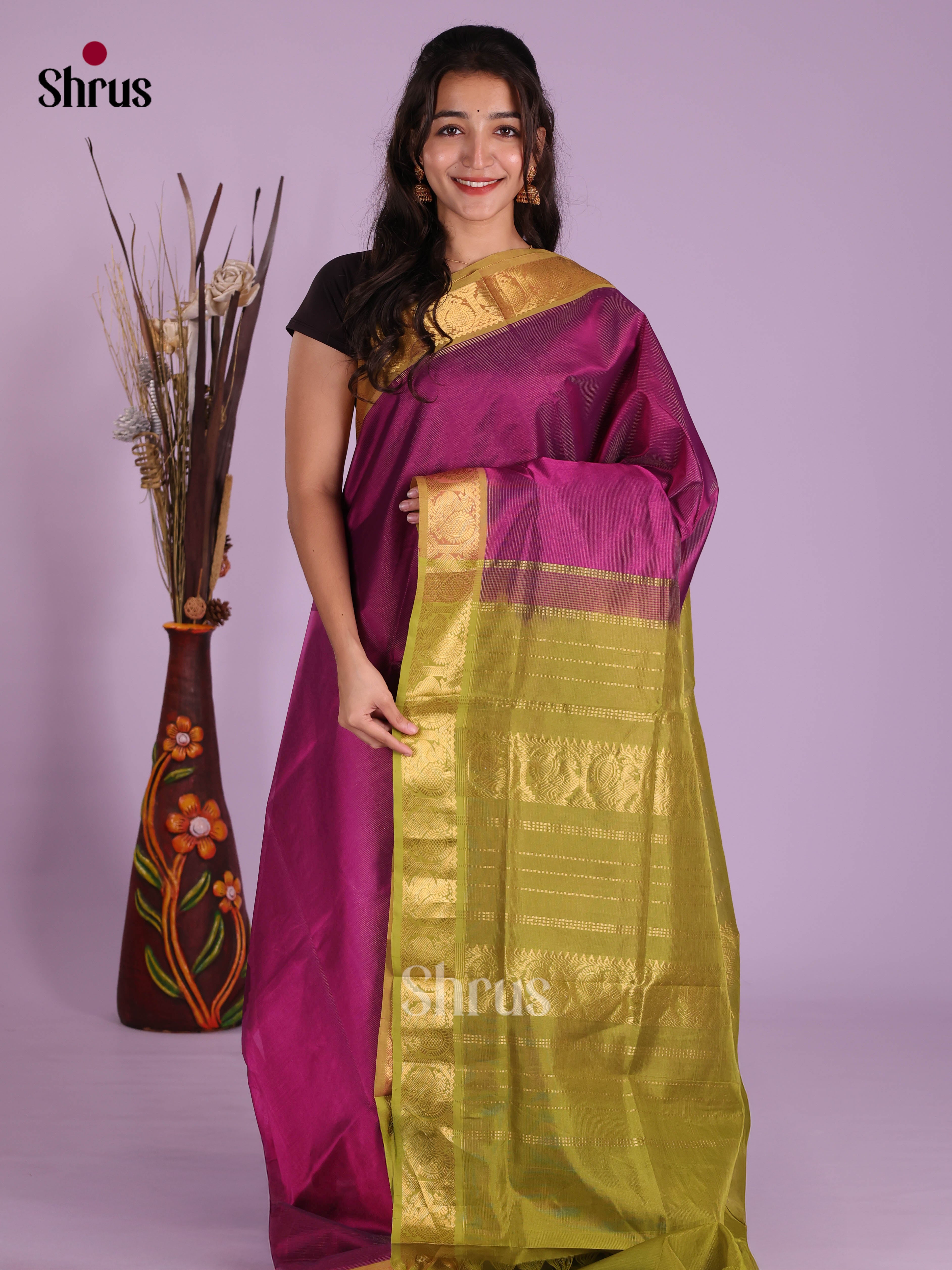 DKS04247 - Silk Cotton Saree