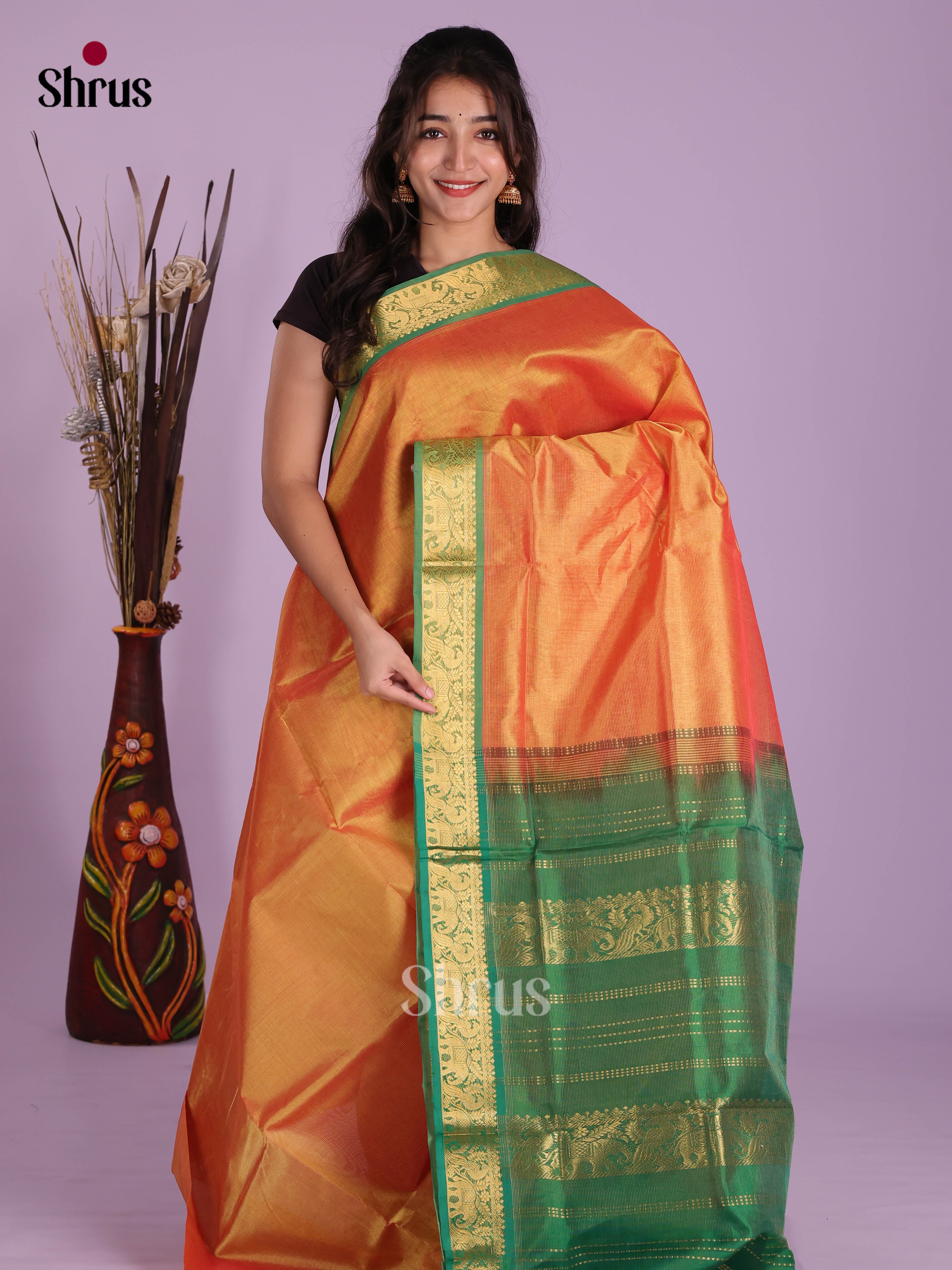 DKS04252 - Silk Cotton Saree