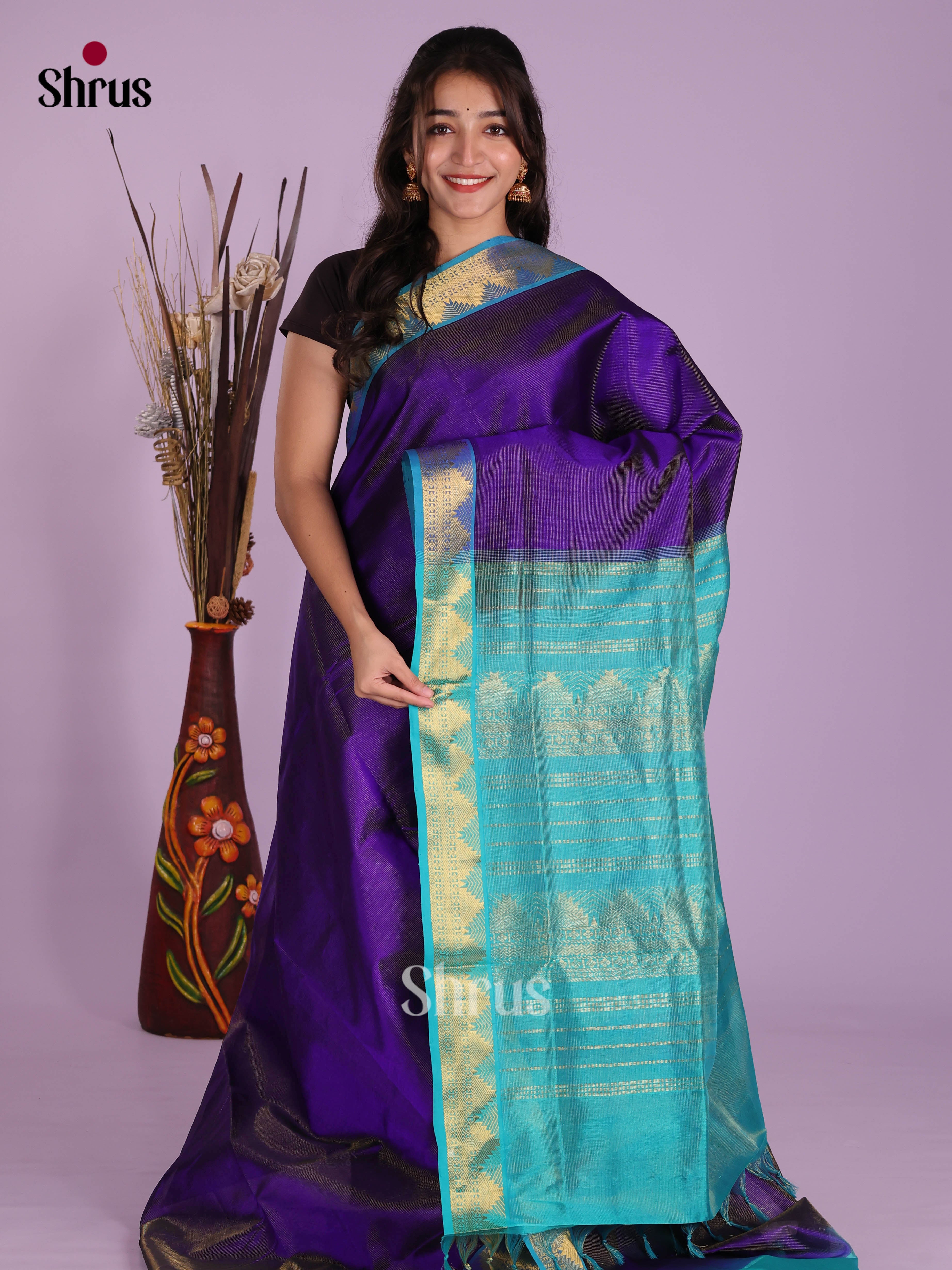 DKS04255 - Silk Cotton Saree