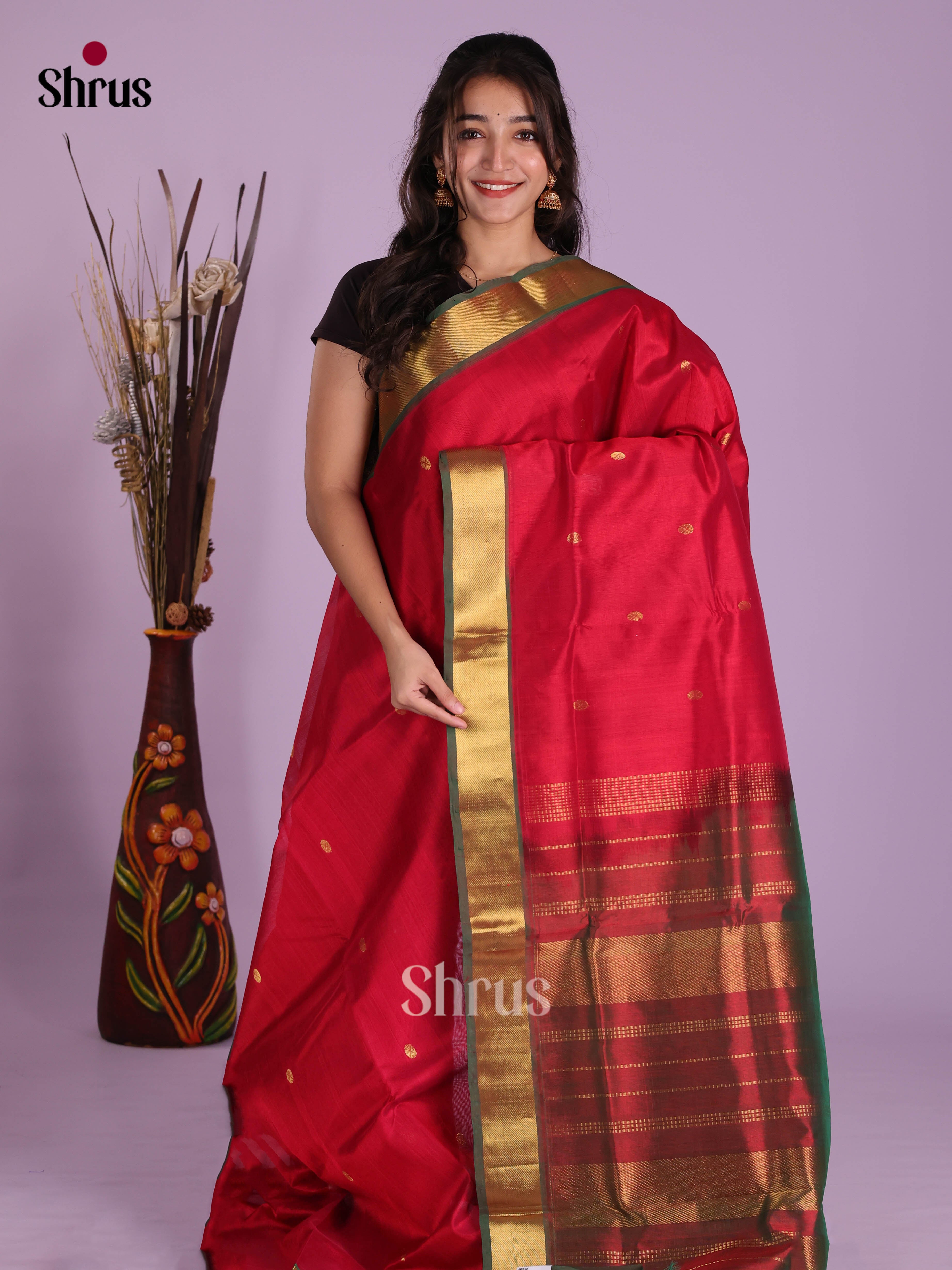 DKS04265 - Silk Cotton Saree