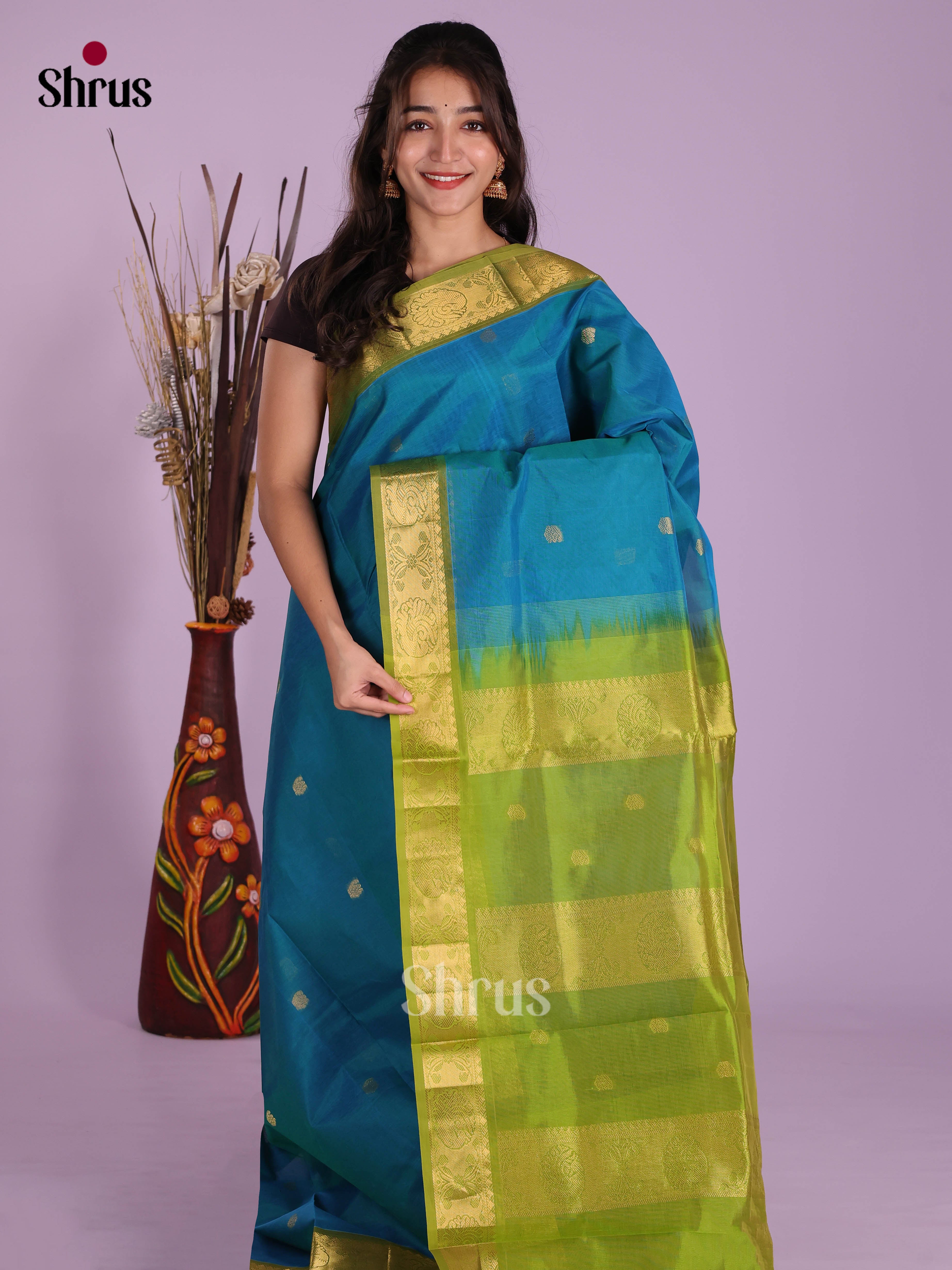 DKS04275 - Silk Cotton Saree