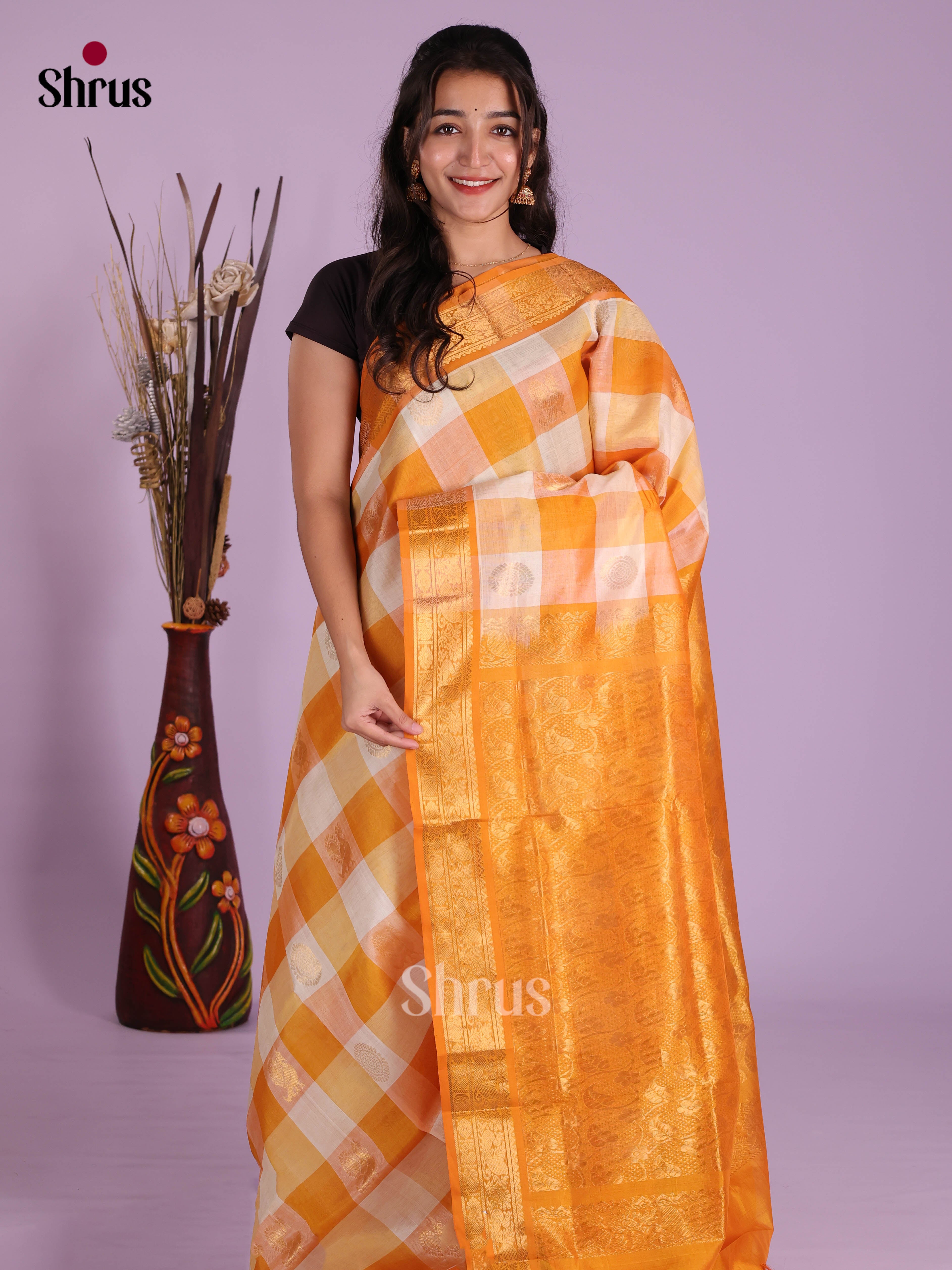 DKS04280 - Silk Cotton Saree