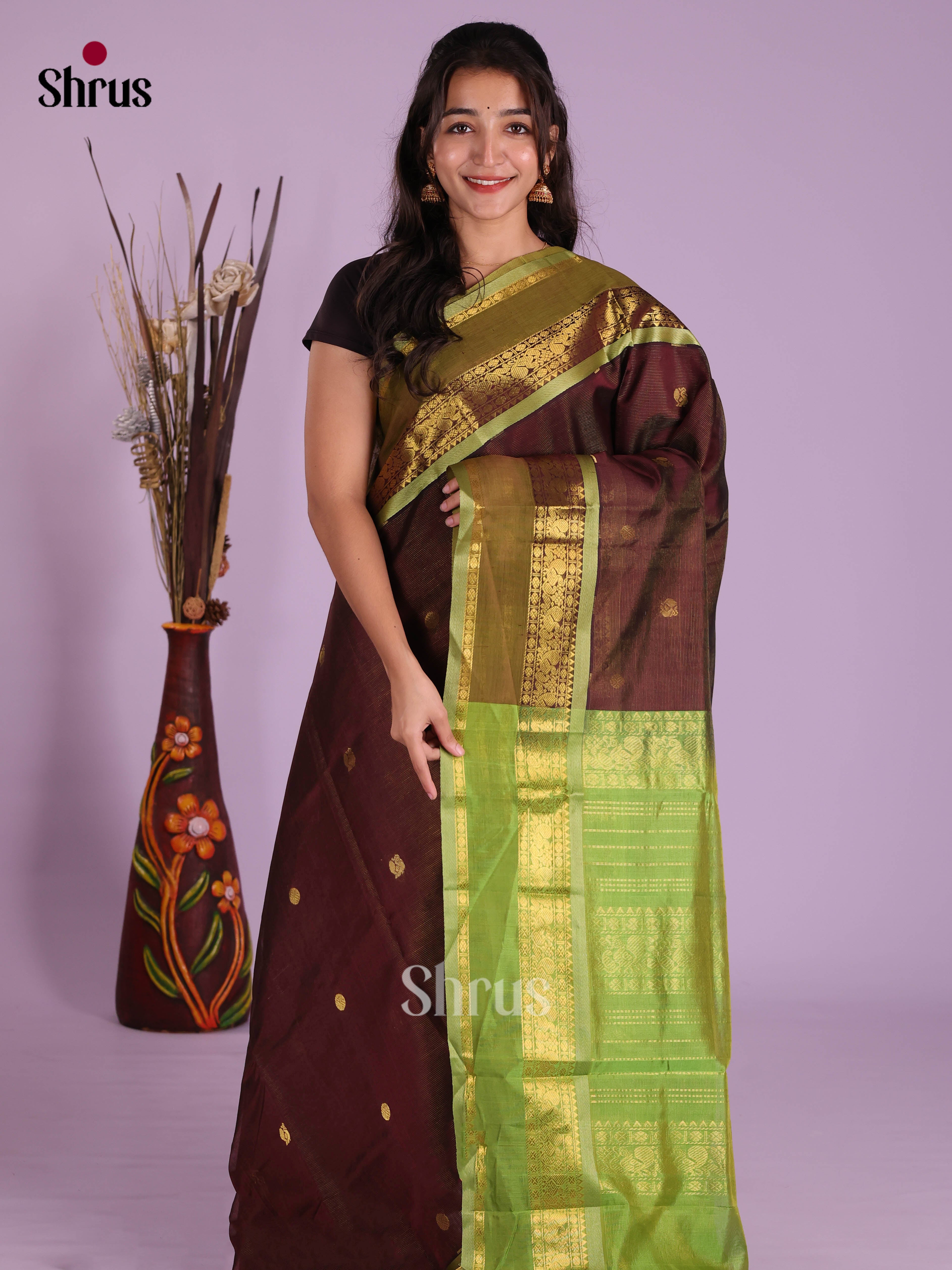 DKS04287 - Silk Cotton Saree